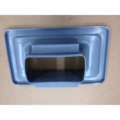 Golden West 2318 The Chute Gray Flatware Trap for 23 Gallon Containers - Durable Utensil Catcher for Commercial Kitchens & Food Service Areas