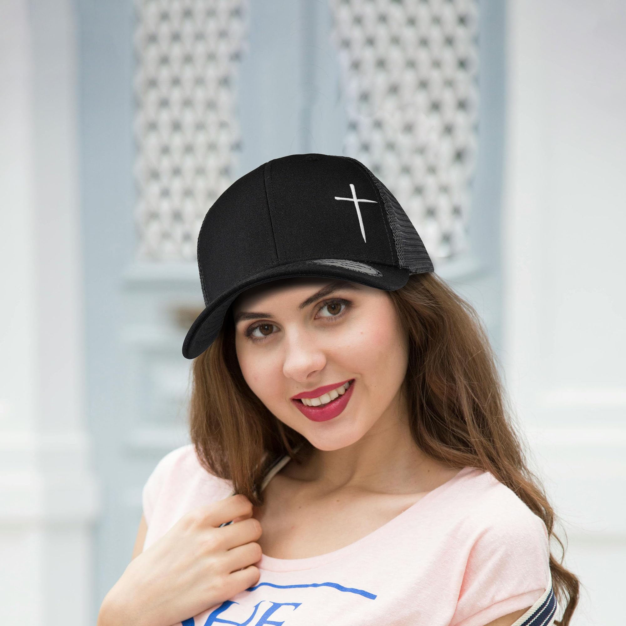 Christian Hats for Men & Women with Jesus Cross Design - Religious Gifts for Birthday, Christmas - Perfect for Church, Bible Study & Faith-Based Events