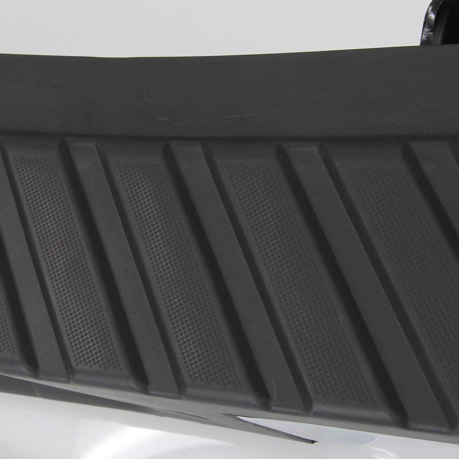 AKKON Rear Bumper with Step Pads & Brackets Lights Set [w/Sensor Hole] for 2009-2014 Ford F150 Standard/Styleside Bed - Durable Replacement for Off-Roading, Towing & Daily Driving