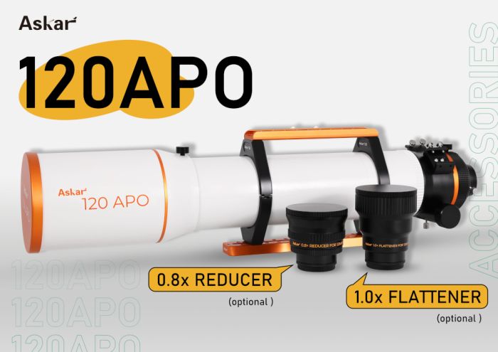 Askar 120 APO Triplet 120mm f/7 Refractor Telescope OTA - Premium Astrophotography Telescope for Deep Space Observation & Stargazing