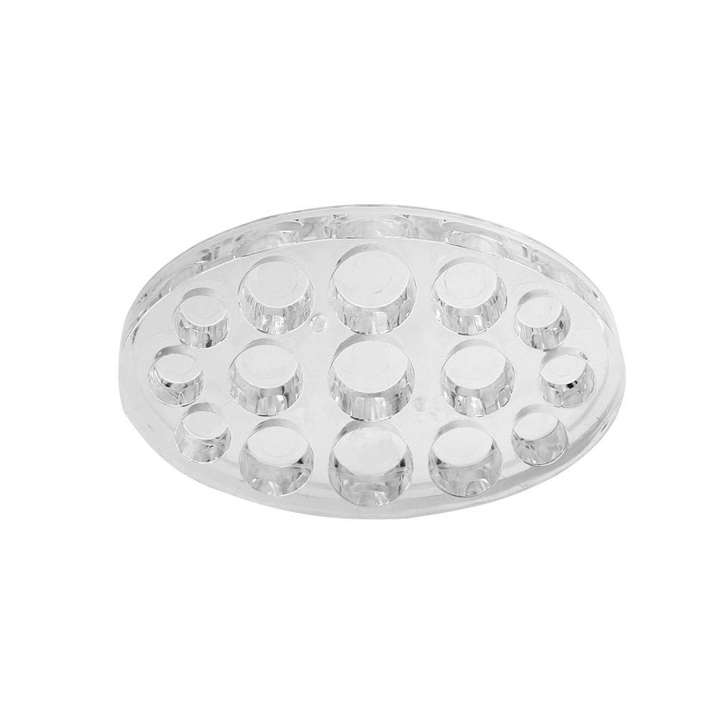 15-Hole Oval Acrylic Ink Cup Holder Stand for Permanent Makeup & Tattoo Artists - Professional Pen Holder for Tattoo Needles and PMU Tools (Ideal for Tattoo Studios & Beauty Salons)