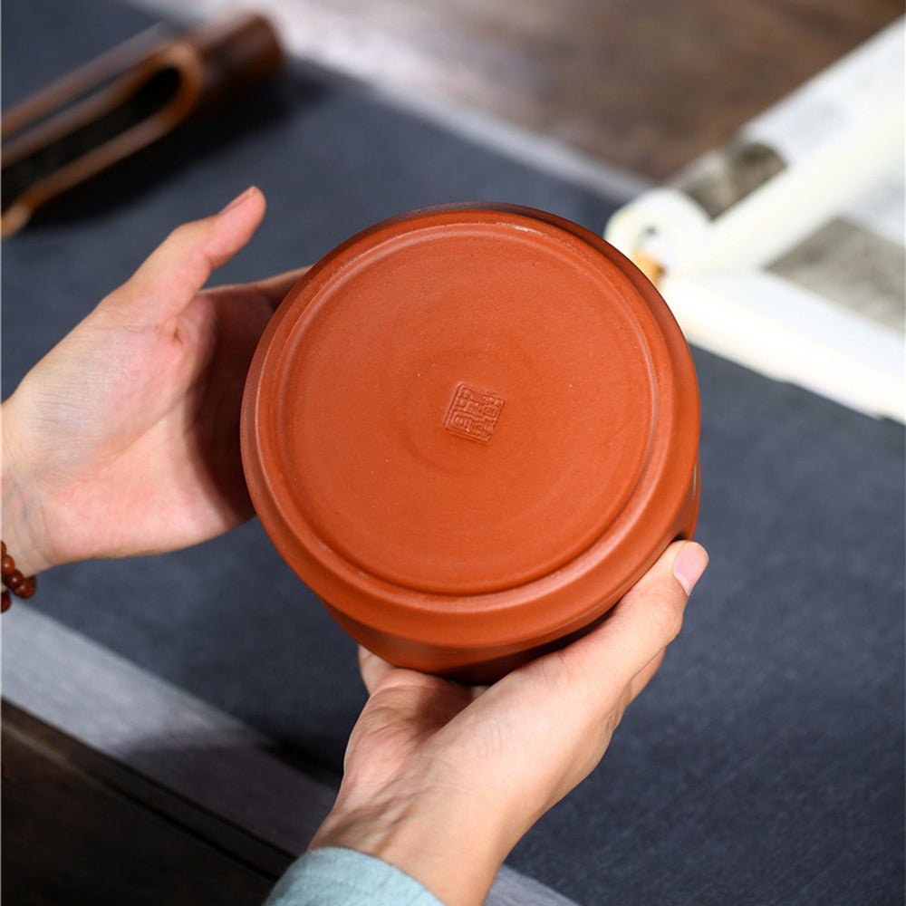 Premium Yixing Purple Clay Tea Caddy for Orchid Tea - Handcrafted Chinese Tea Storage Container for Loose Leaf Tea - Perfect for Home, Office & Tea Ceremony Use