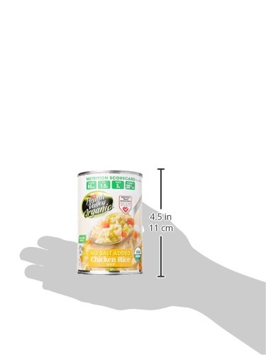 Health Valley Chicken Rice Soup - No Salt Added, 15 oz | Healthy Canned Soup for Quick Meals & Weight Loss | Perfect for Busy Weekdays & Camping Trips