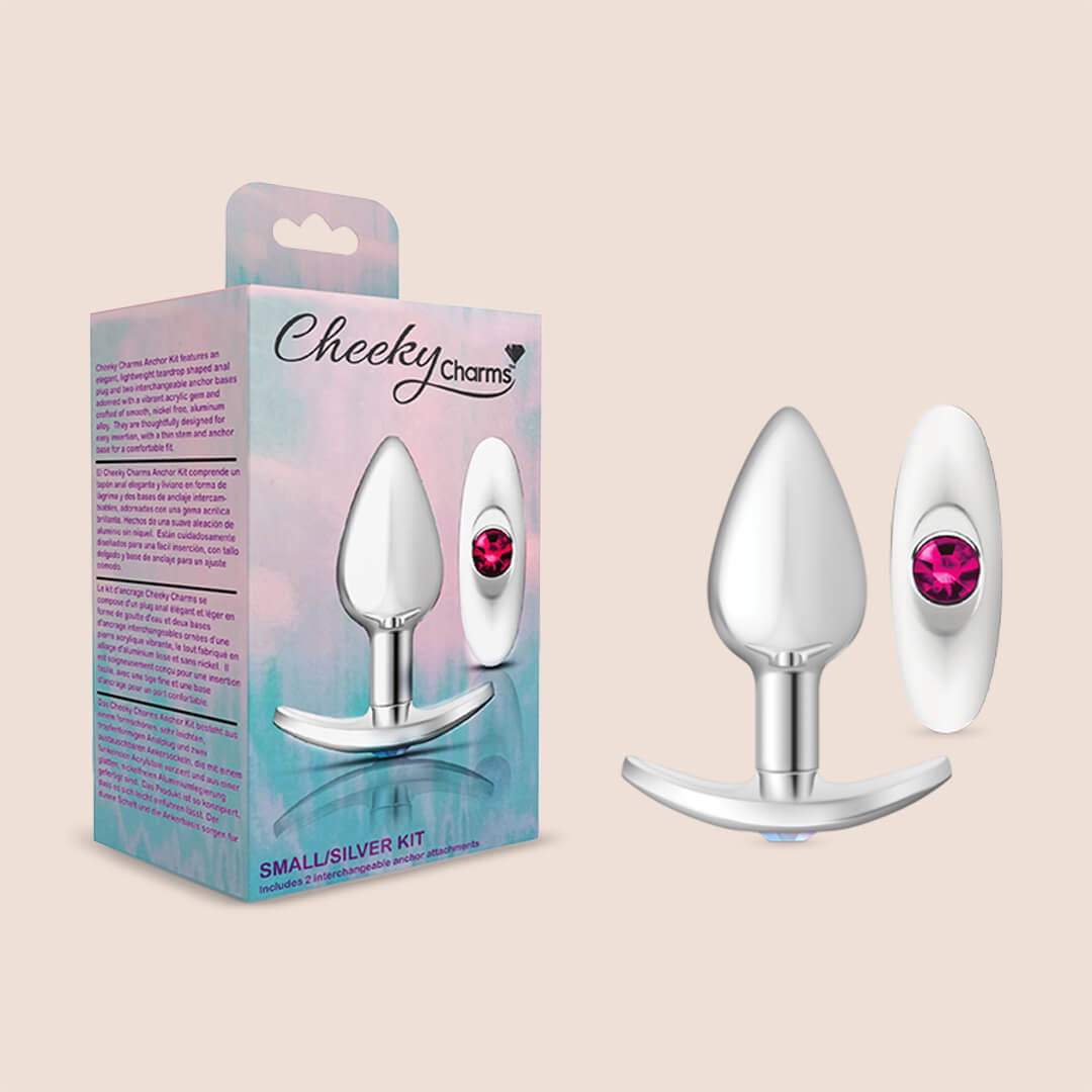 Cheeky Charms Silver Anchor Kit - Lightweight Metal Pirate Booty Jewelry for Women | Perfect for Pirate Costumes, Themed Parties & Nautical Fashion Accessories