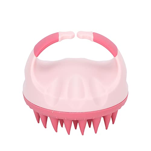 Hair Scalp Massager for Thick & Thin Hair - Manual Exfoliating Brush for Relaxation & Hair Growth (Pink) - Perfect for Stress Relief & At-Home Spa Treatments