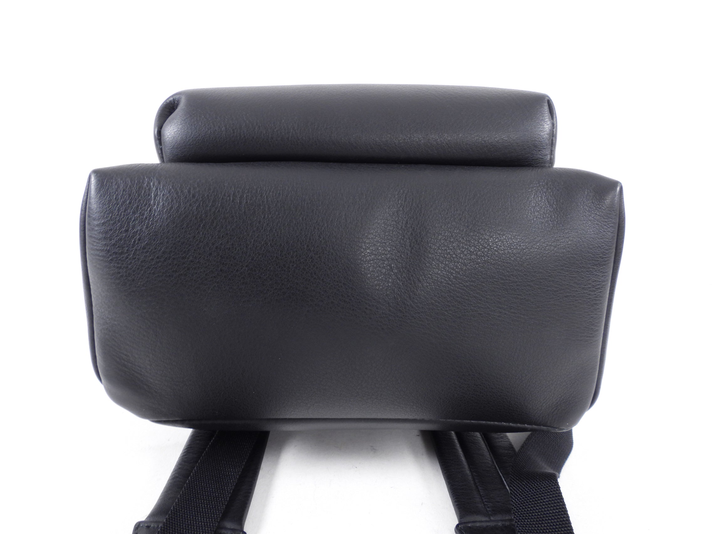 Balenciaga Everyday Black Logo Leather Small Backpack for Women - Stylish & Compact Designer Bag for Travel, Work & Daily Use