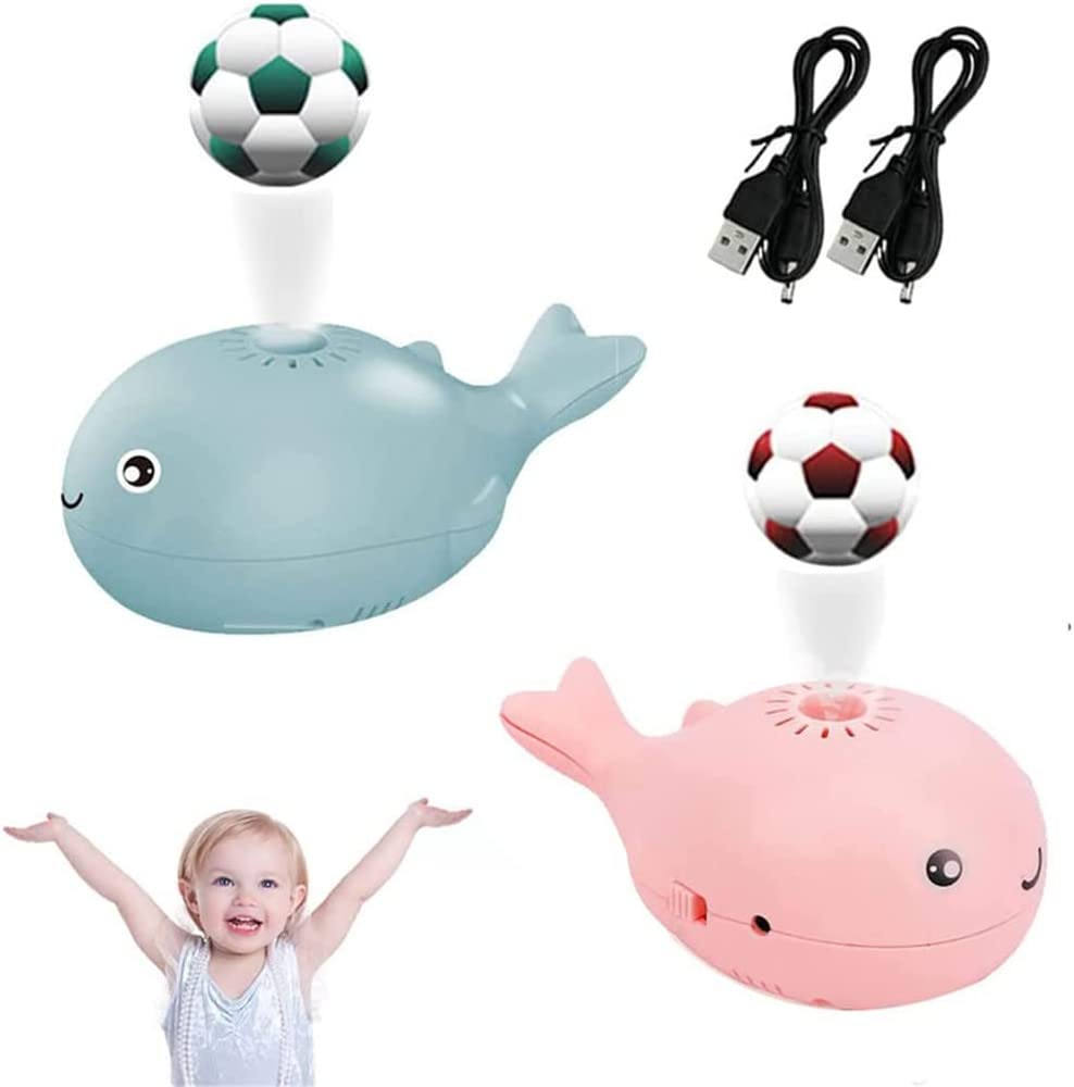 Electric Floating Whale Ball Toy - USB Rechargeable Bath & Pool Toy for Kids, Fun Interactive Bubble Blowing Game - Perfect for Bathtime, Swimming Pools & Indoor Play