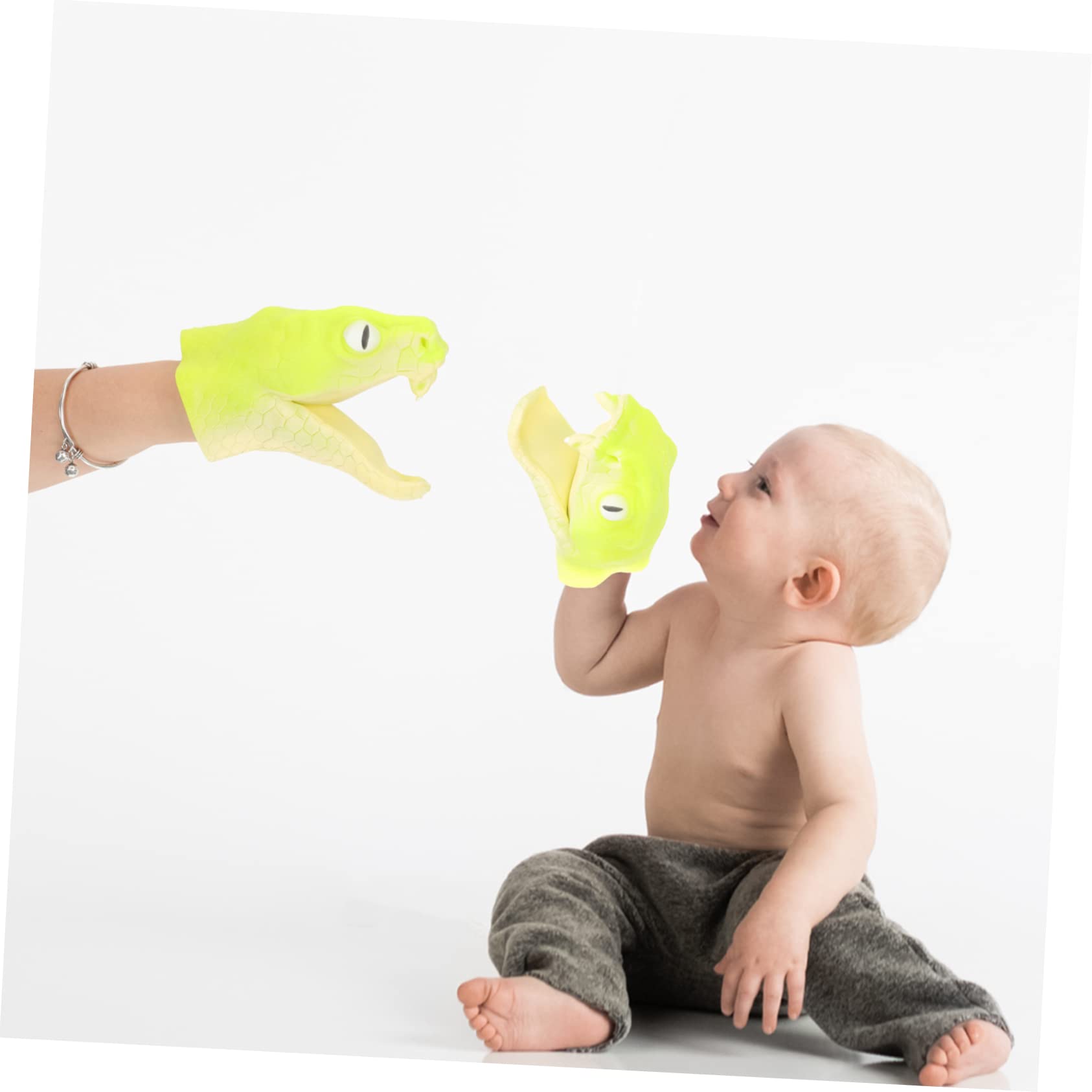 TOYANDONA Finger Puppets for Kids - 12 Pack Cartoon Animal Marionnettes à Doigts, Soft TPR Educational Toys for Toddlers | Perfect for Storytelling, Classroom Activities & Pretend Play