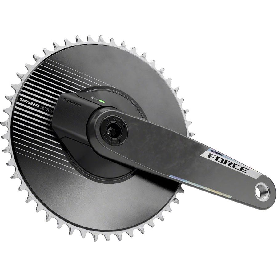 SRAM Force 1 AXS Power Meter Crankset - 165mm, 12 Speed, 50T Aero Chainring, 8-Bolt Direct Mount, DUB Spindle, Carbon Fiber | Road & Gravel Bike Upgrade for Enhanced Performance