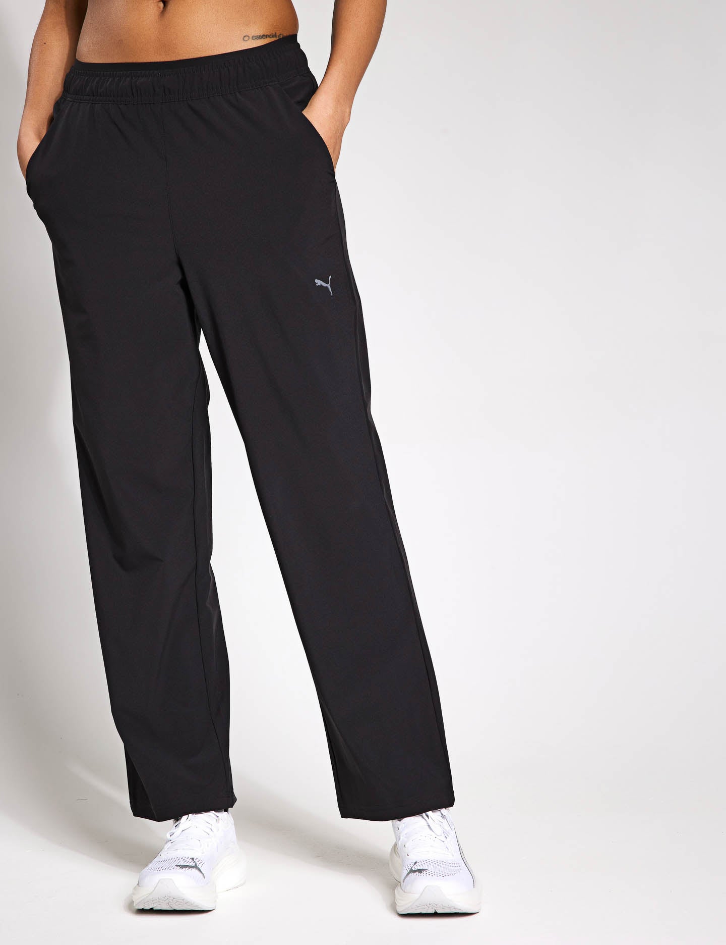 Move Fashion Pants for Women - High Waisted Stretchy Black Work Pants - Comfortable Office Wear & Casual Outfits