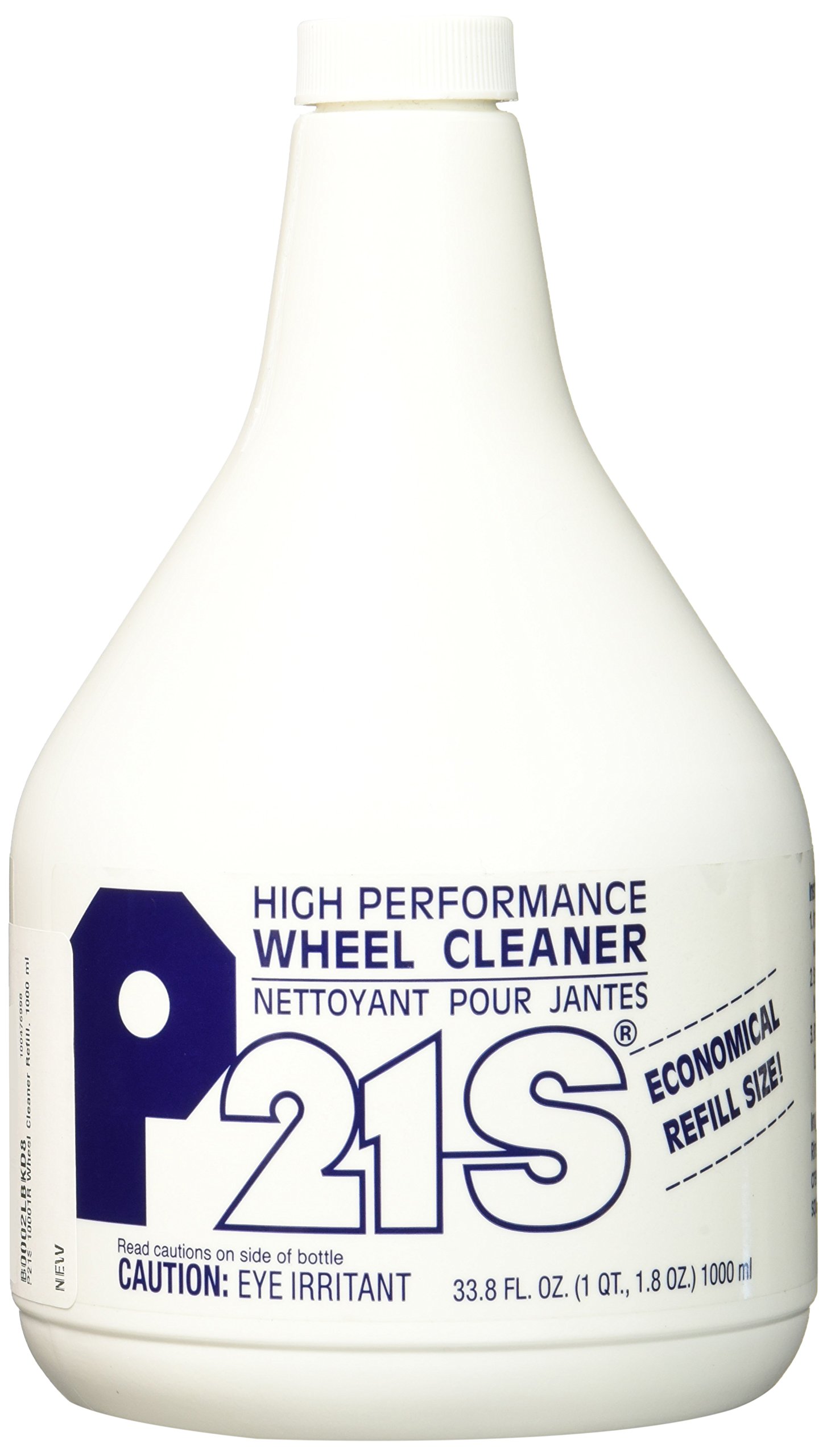 P21S 10001R Wheel Cleaner Refill - 1000ml (33.8oz) for Car, Truck & Motorcycle Rims - Deep Cleans Brake Dust & Road Grime - Perfect for DIY Auto Detailing & Professional Use