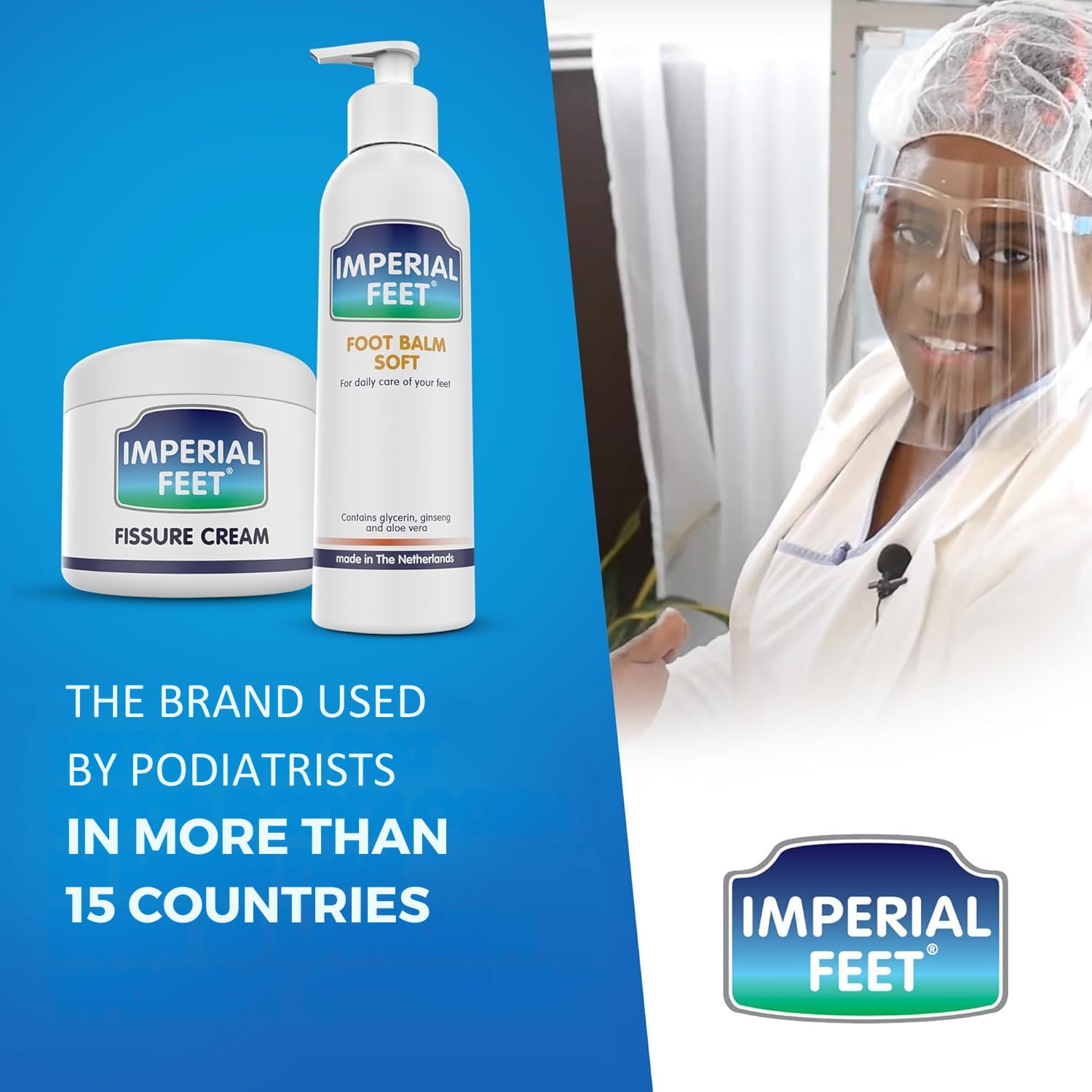 Imperial Feet Foot Balm Soft - Honey & Yogurt Foot Cream for Dry Cracked Heels - Fragrance-Free Moisturizer with Glycerin, Ginseng & Aloe - Foot Care Treatment for Smooth Skin (150mL) - Perfect for Daily Foot Care & Cracked Heel Repair at Home