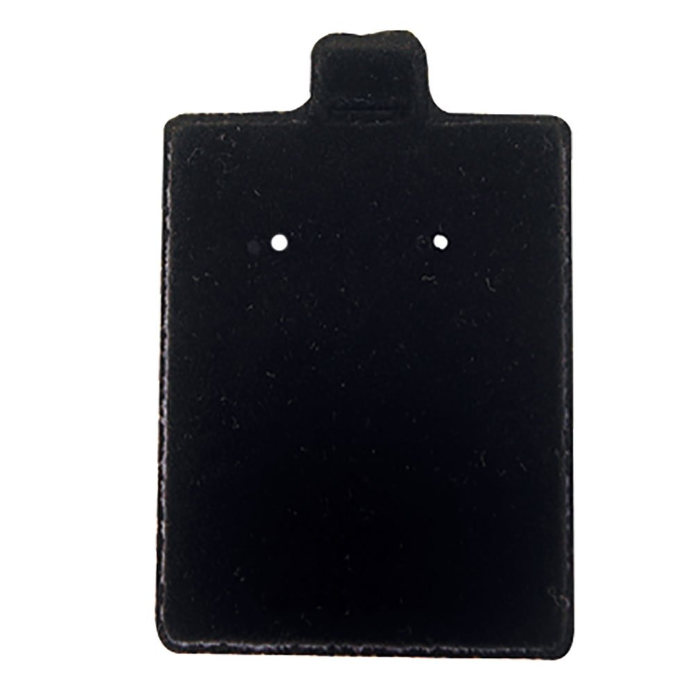 SSWBasics Large Black Felt Puffed Earring Display Cards - 1,000 Pack for Jewelry Storage & Retail Display | Perfect for Earring Organizers, Boutique Packaging, and Craft Shows