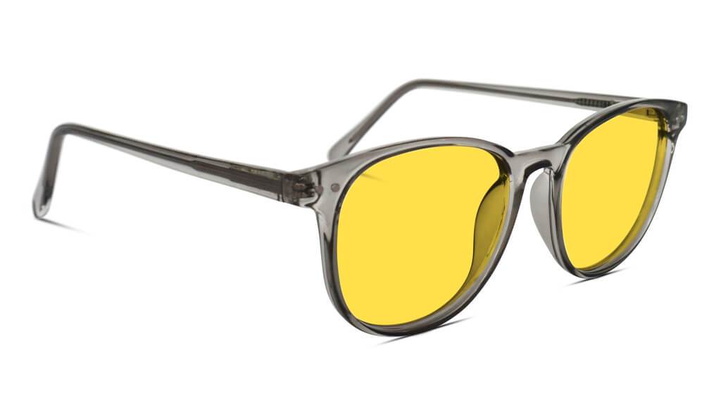DayMax Billie Glasses - Pearl Grey Prescription Eyewear for Women & Men | Fashionable Reading Glasses for Work, Driving & Daily Use
