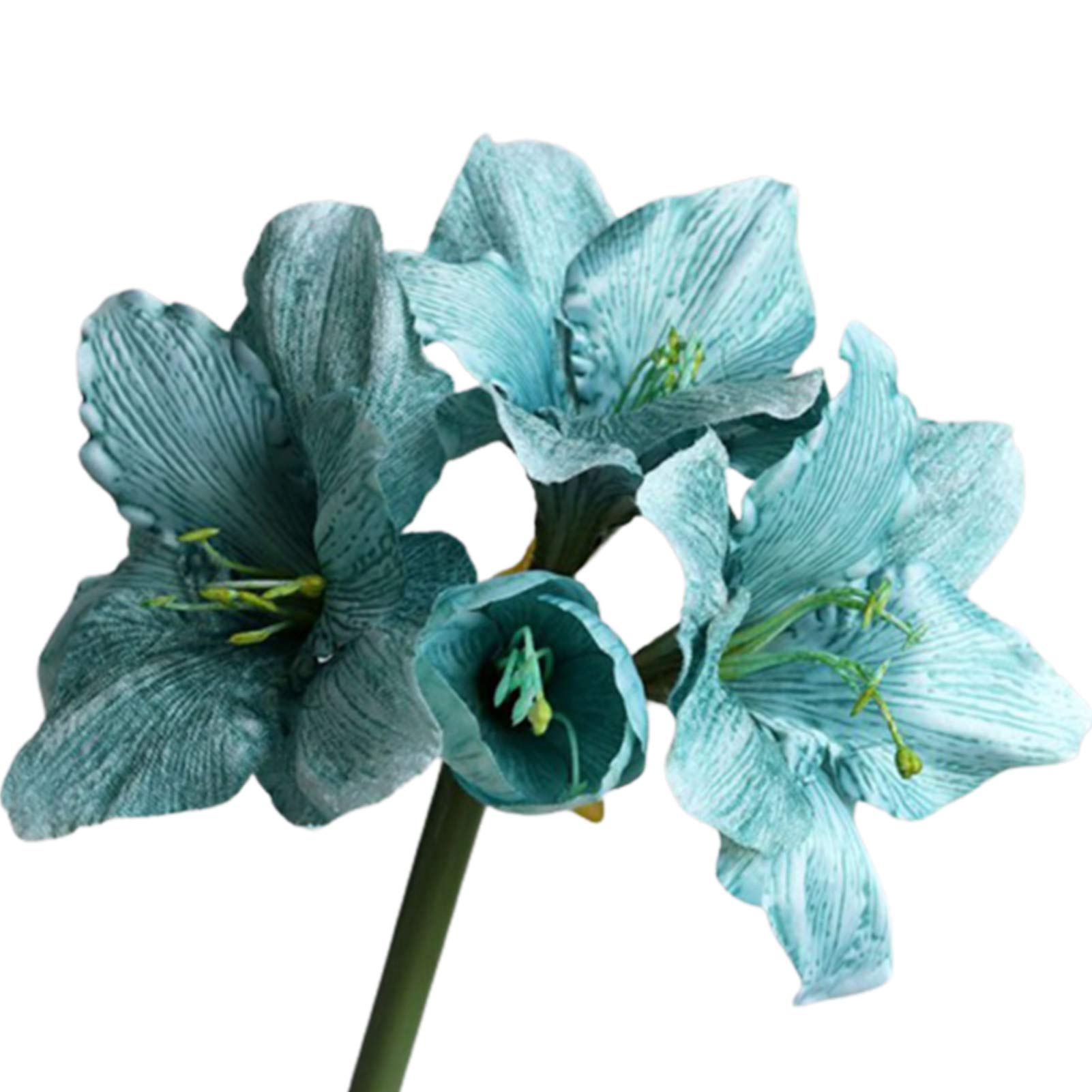 Premium Artificial Hanging Flowers - Waterproof Fake Blue Flowers for DIY Party Decorations, Home Living Room & Garden Decor - Perfect for Weddings, Events, and Indoor/Outdoor Decoration