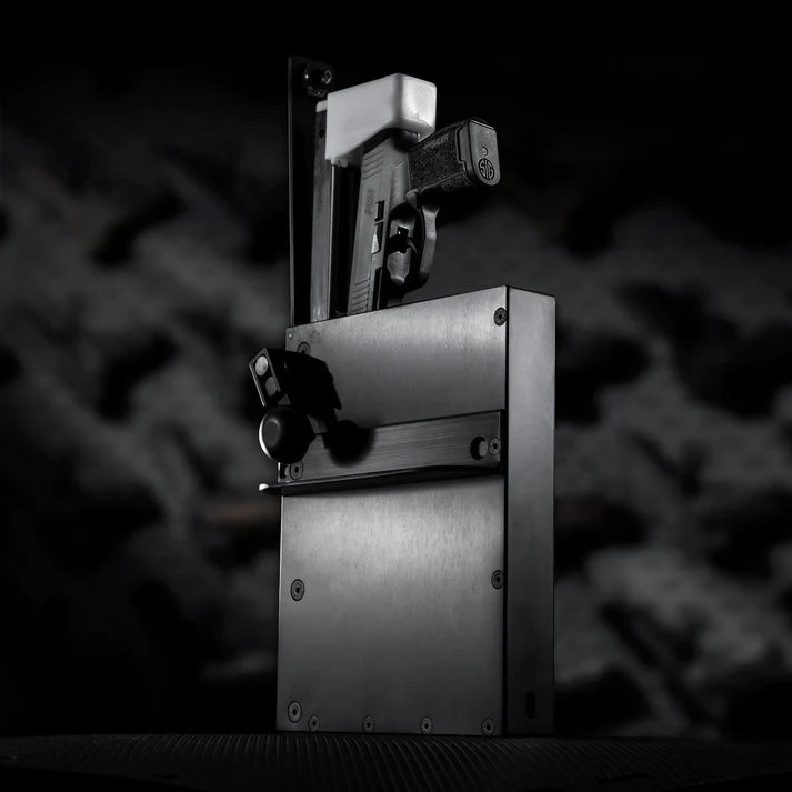 Kwick Strike Quick Access Vehicle Handgun Safe - Secure Pistol Storage for Car, Truck & RV - Perfect for Road Trips & Emergency Protection