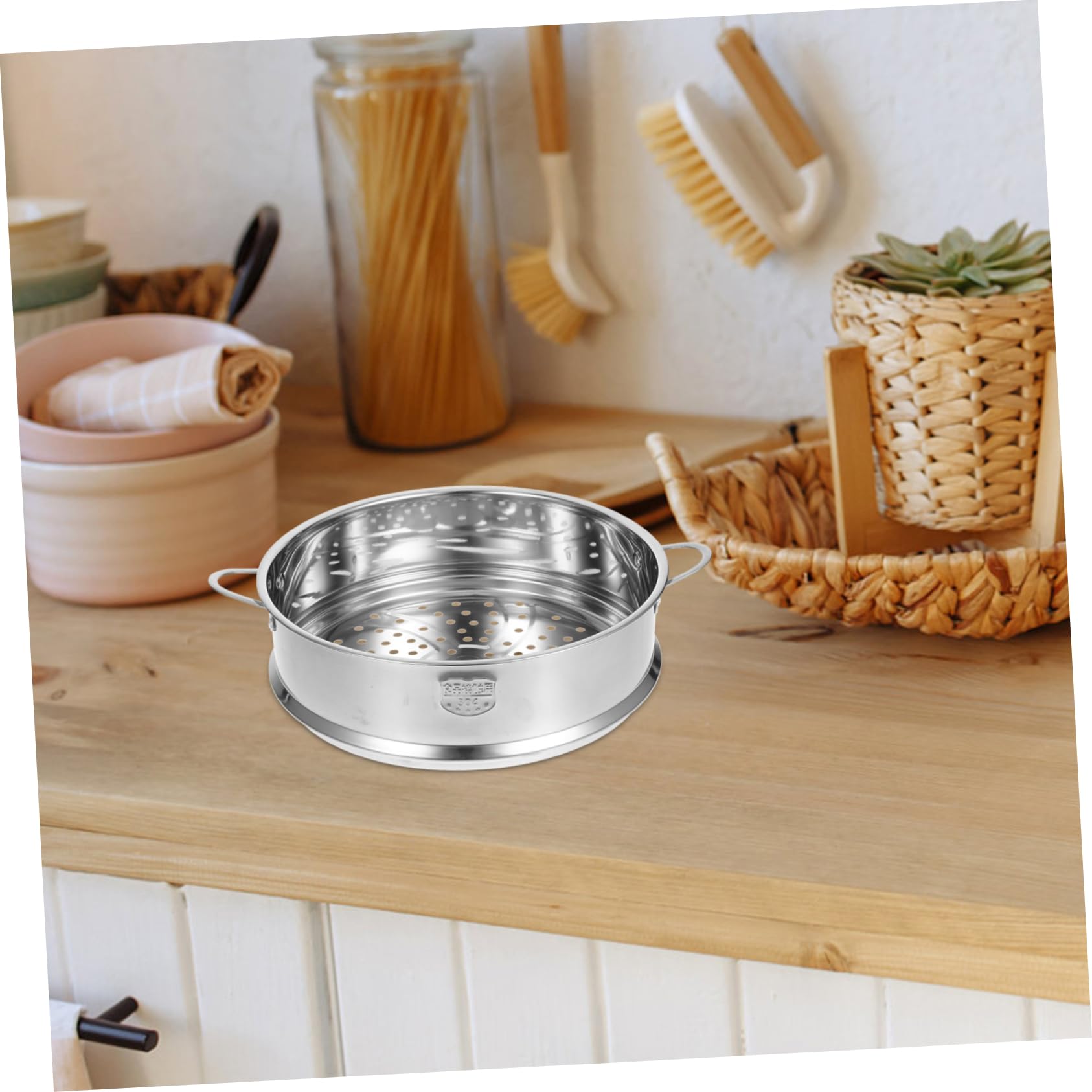 DOITOOL Stainless Steel Steamer Basket - Multi-Functional Food Steamer for Dumplings, Buns & Vegetables | Durable & Reusable Kitchen Tool for Healthy Cooking | Perfect for Meal Prep, Asian Cuisine & Home Chefs