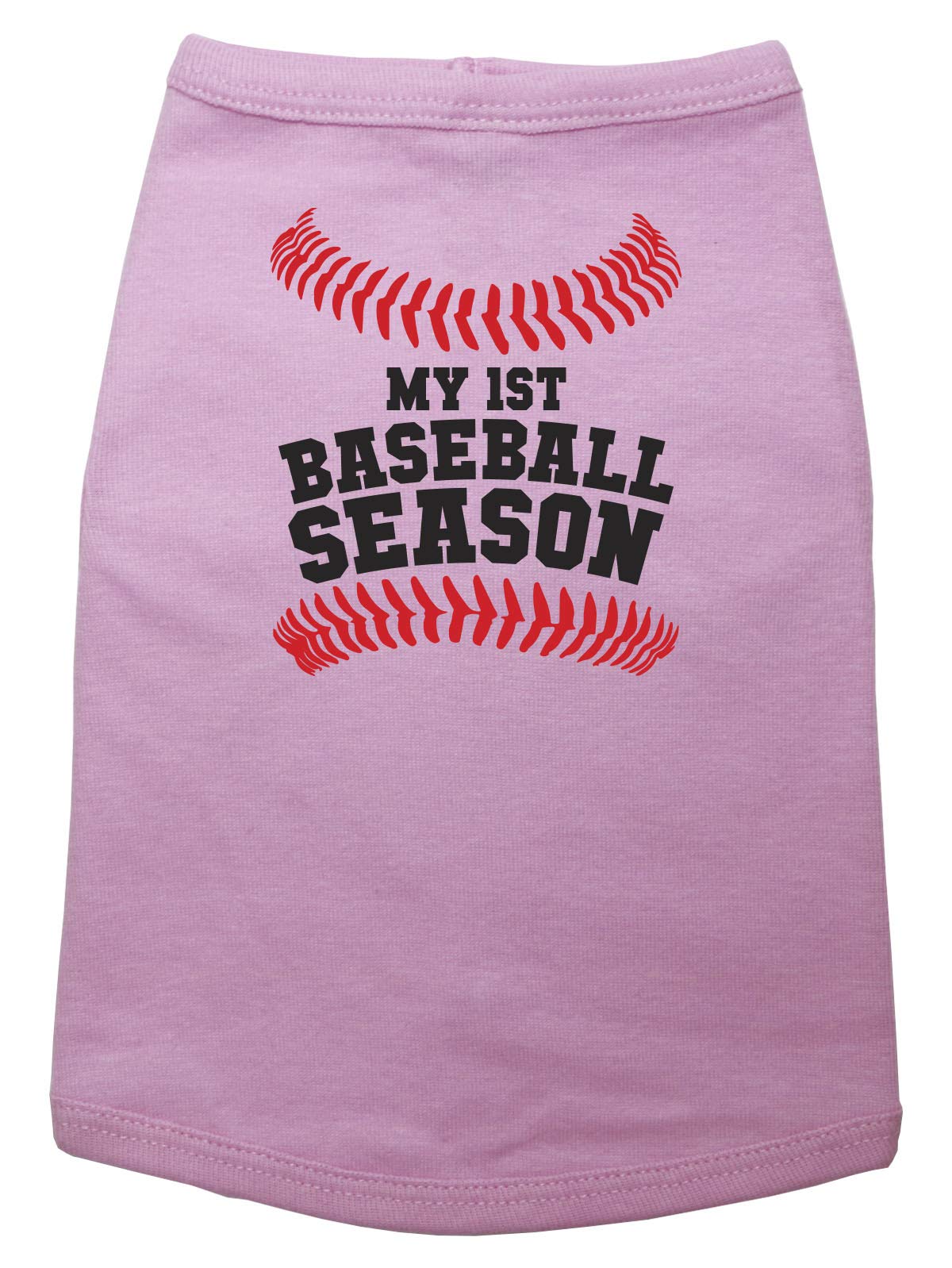 Trendy Pink Large Dog Shirt - Baseball Season Puppy Outfit for Sports & Baby Announcement | Cute Dog Tee for Playdates, Pet Parties & Photo Shoots