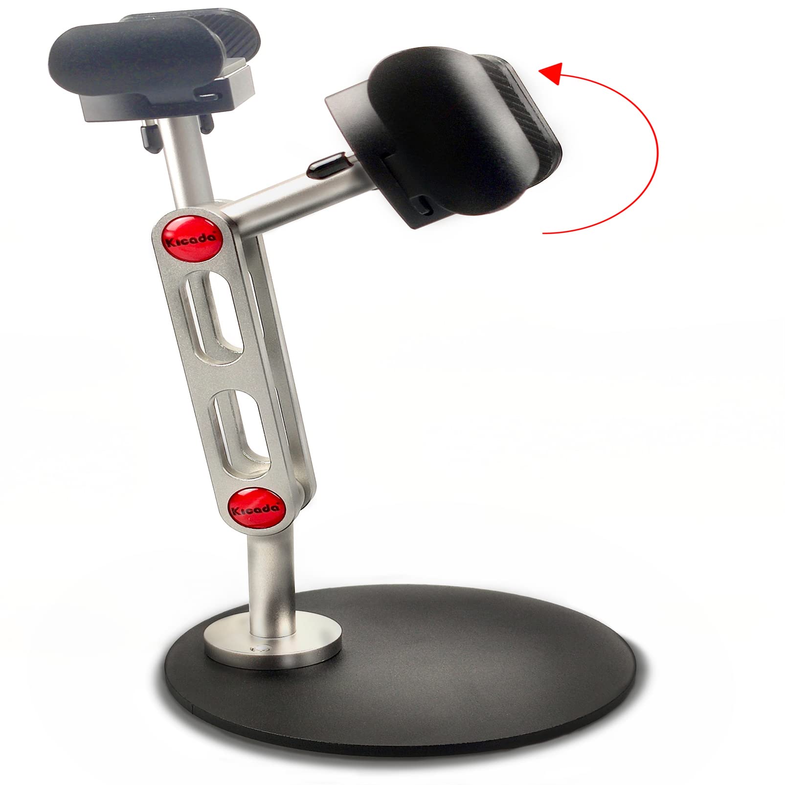 Adjustable Height & Angle Aluminum Alloy Phone Stand - Universal Desk Phone Holder for 4.5