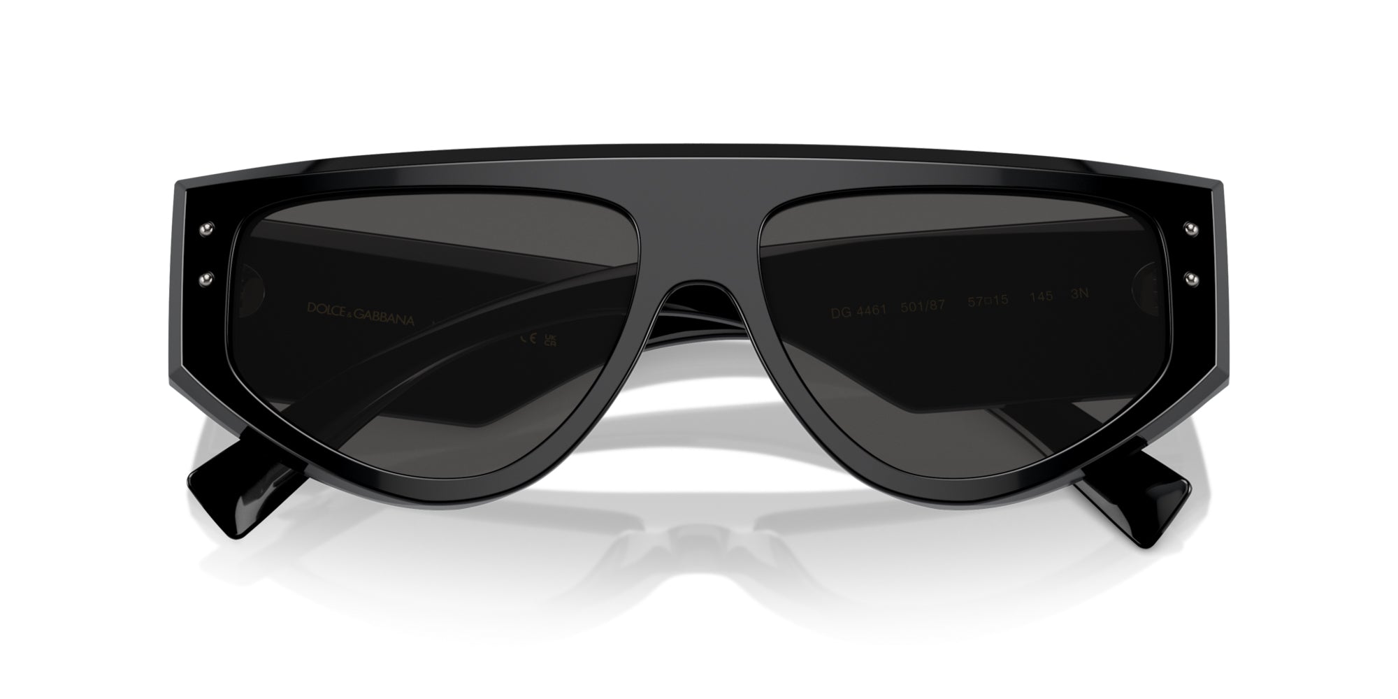 Dolce&Gabbana DG4461 Designer Sunglasses for Women - Luxury Polarized UV Protection Fashion Eyewear for Outdoor, Driving & Vacation