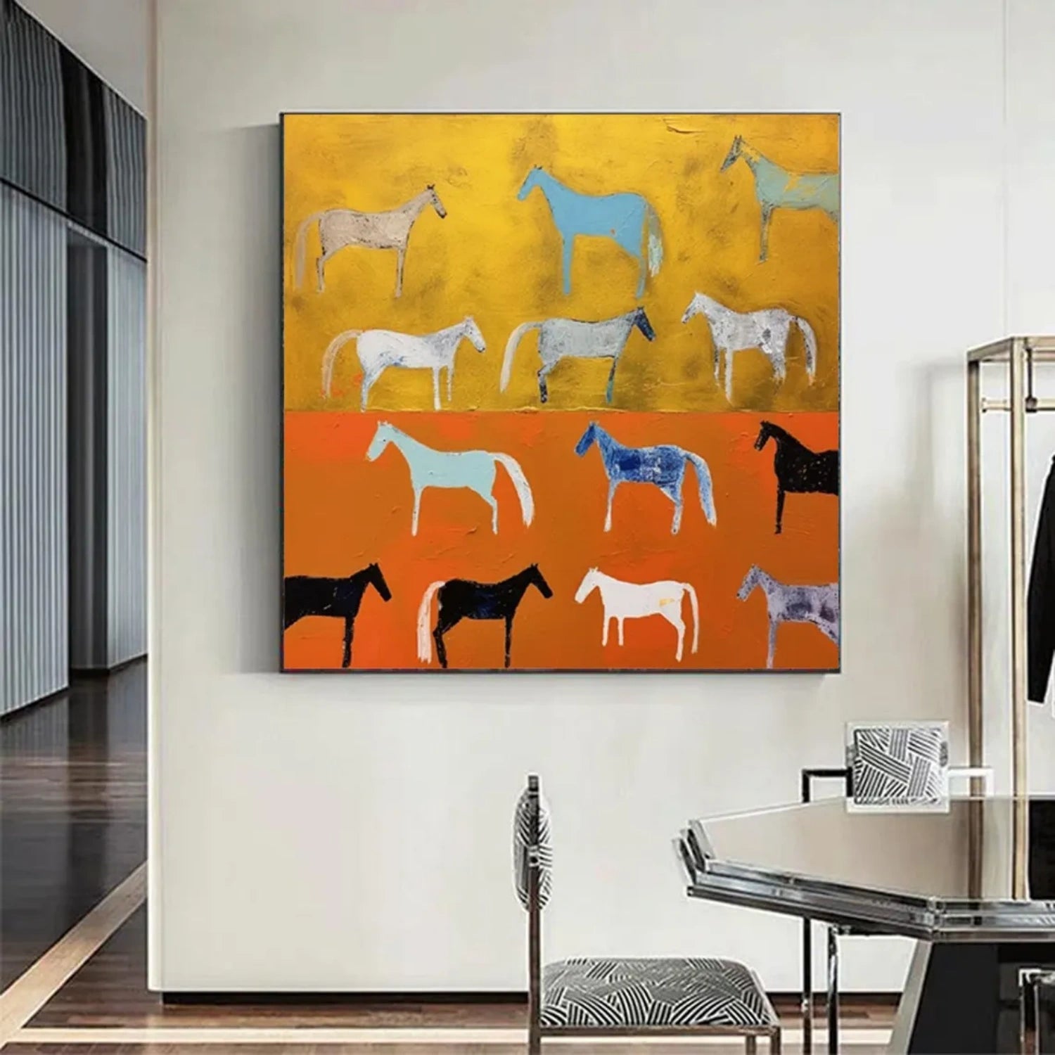 Animal Art Painting #AP127 - Handmade Wildlife Canvas Art for Home & Office Decor | Perfect for Living Room, Bedroom, or Gift