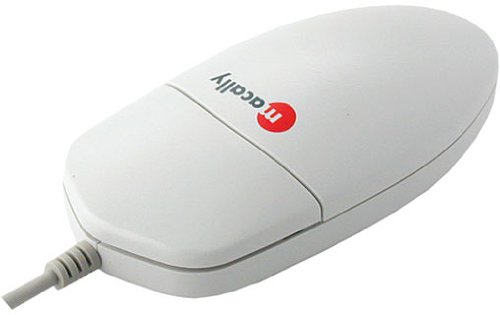 Macally ADB 1-Button Mouse for Classic Mac Computers - Perfect for Vintage Apple Device Users and Retro Computing Enthusiasts