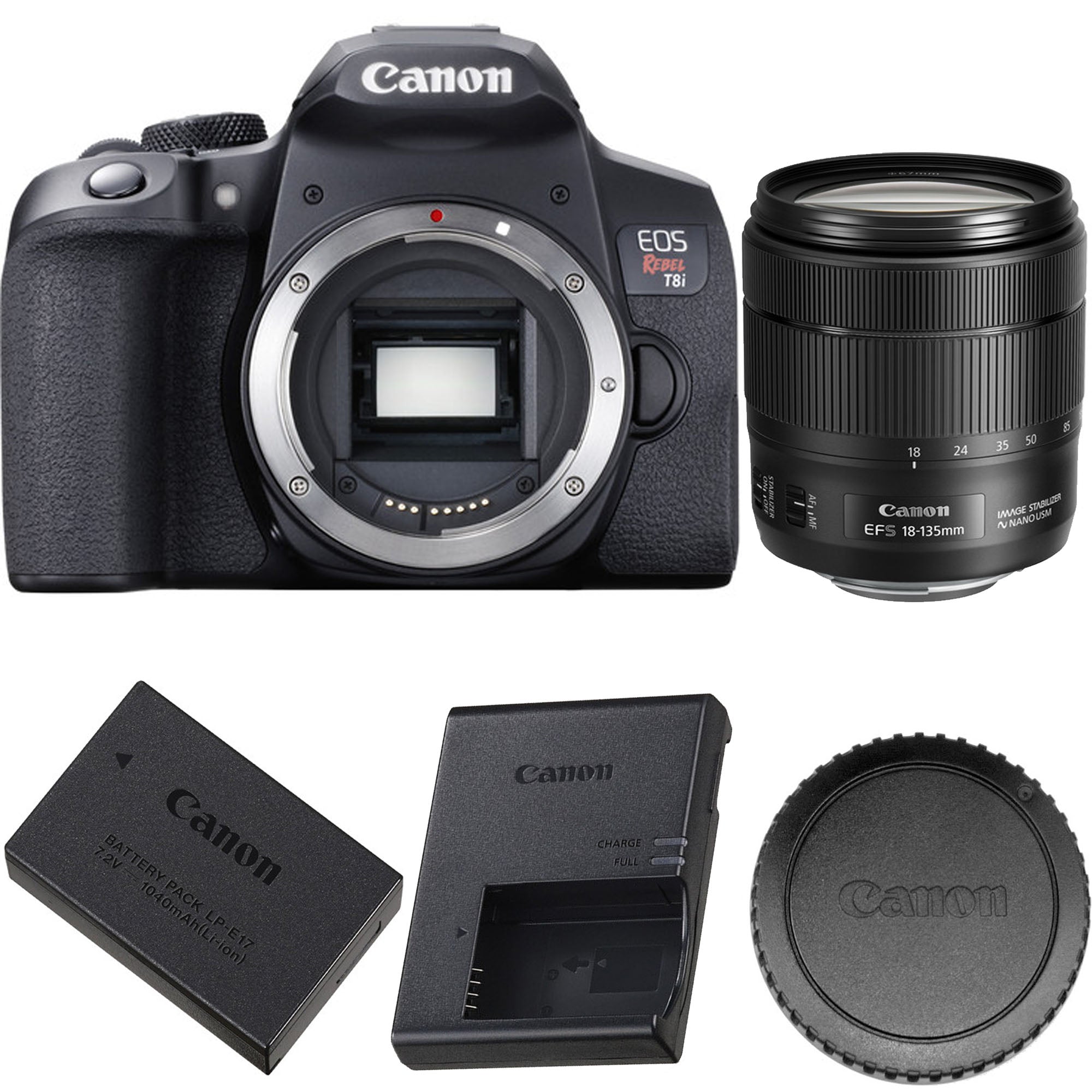 Canon EOS Rebel T8i/850D DSLR Camera with 18-135mm USM Lens Kit - Professional Photography for Travel, Portraits & Events