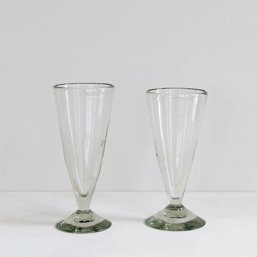Elegant Tapered Everyday Glass Set - 12oz Petite Drinking Glasses for Water, Juice & Cocktails - Perfect for Home, Dining & Entertaining