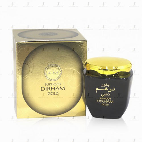 Premium Dirham Gold Bukhoor - Traditional Arabic Incense for Home, Meditation & Special Occasions