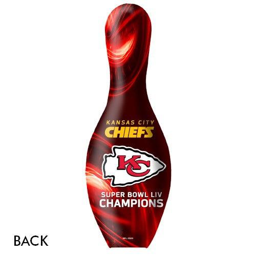 OnTheBallBowling Kansas City Chiefs Super Bowl 54 Champions Red Bowling Pin - Perfect for Game Day Parties & Sports Fan Gifts