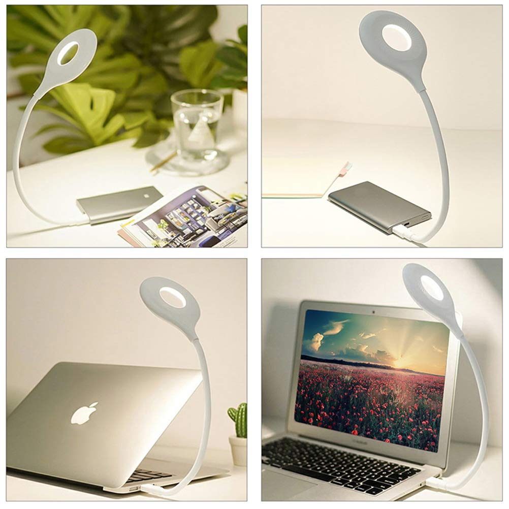 1Pc Rechargeable USB LED Ring Light with ABS Tripod Stand - White Selfie Light for Phone, Computer & DIY Photography - Perfect for YouTube, TikTok, Live Streaming & Video Calls