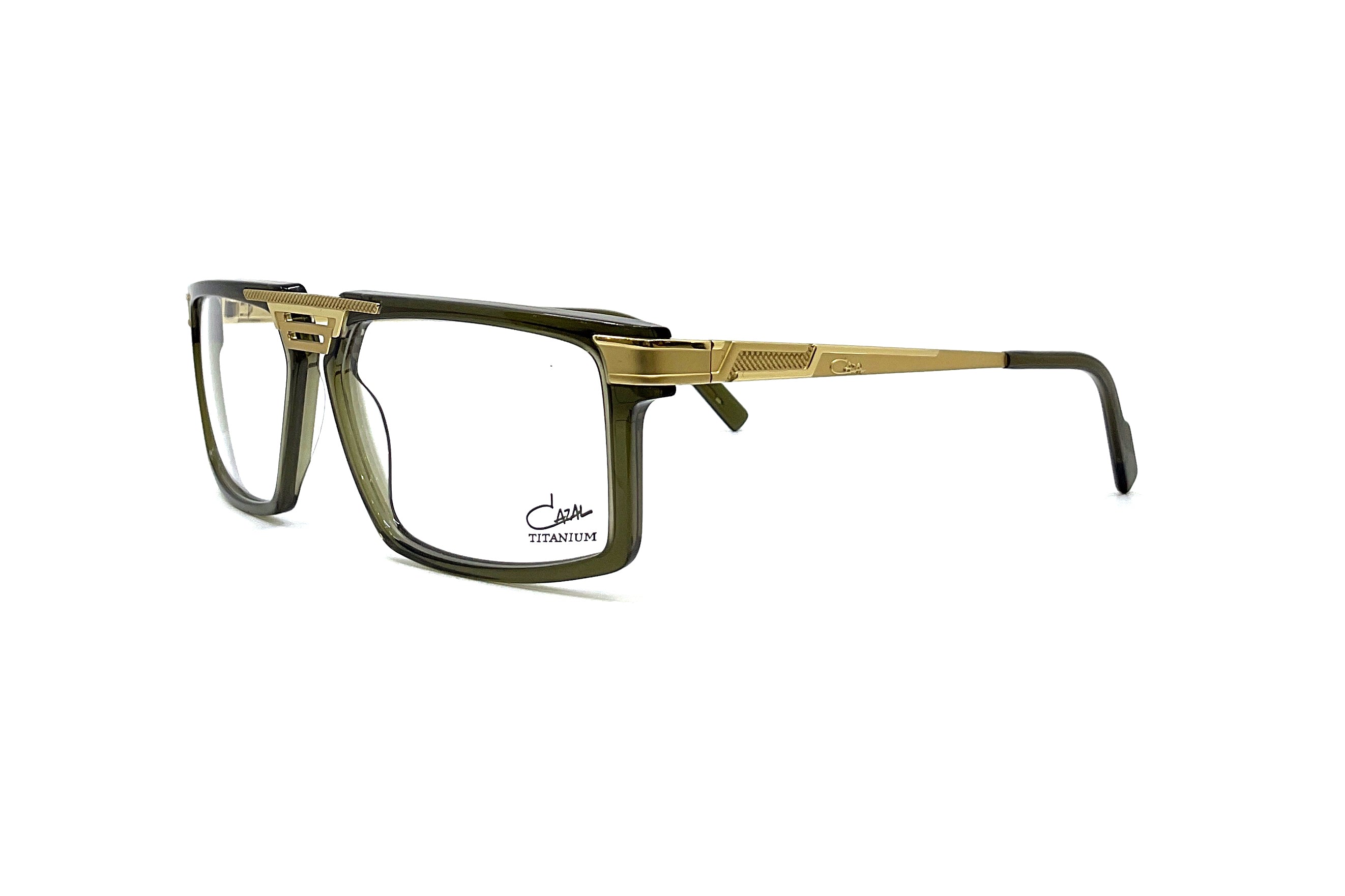 Cazal 6031 Sunglasses - Dark Green & Gold Frame - Retro Style for Men & Women - Perfect for Outdoor Activities & Fashion Statements