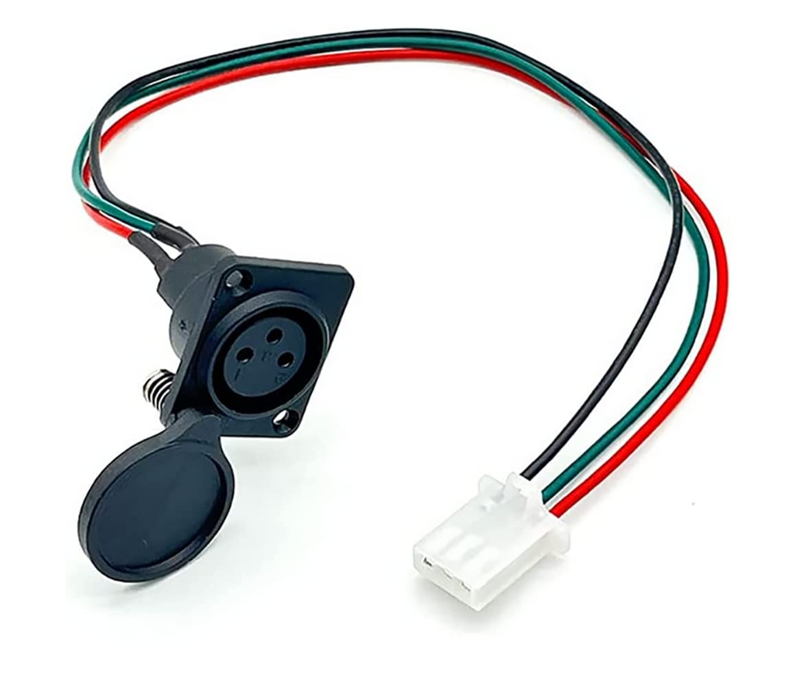 Felixstory Electric Scooter & Hoverboard Charger - Standard 3-Prong XLR Connector with Protective Cover - Compatible with Hovertrax, Swagtron & Most XLR Terminal Hoverboards - Perfect for Commuting, Campus Travel & Outdoor Adventures