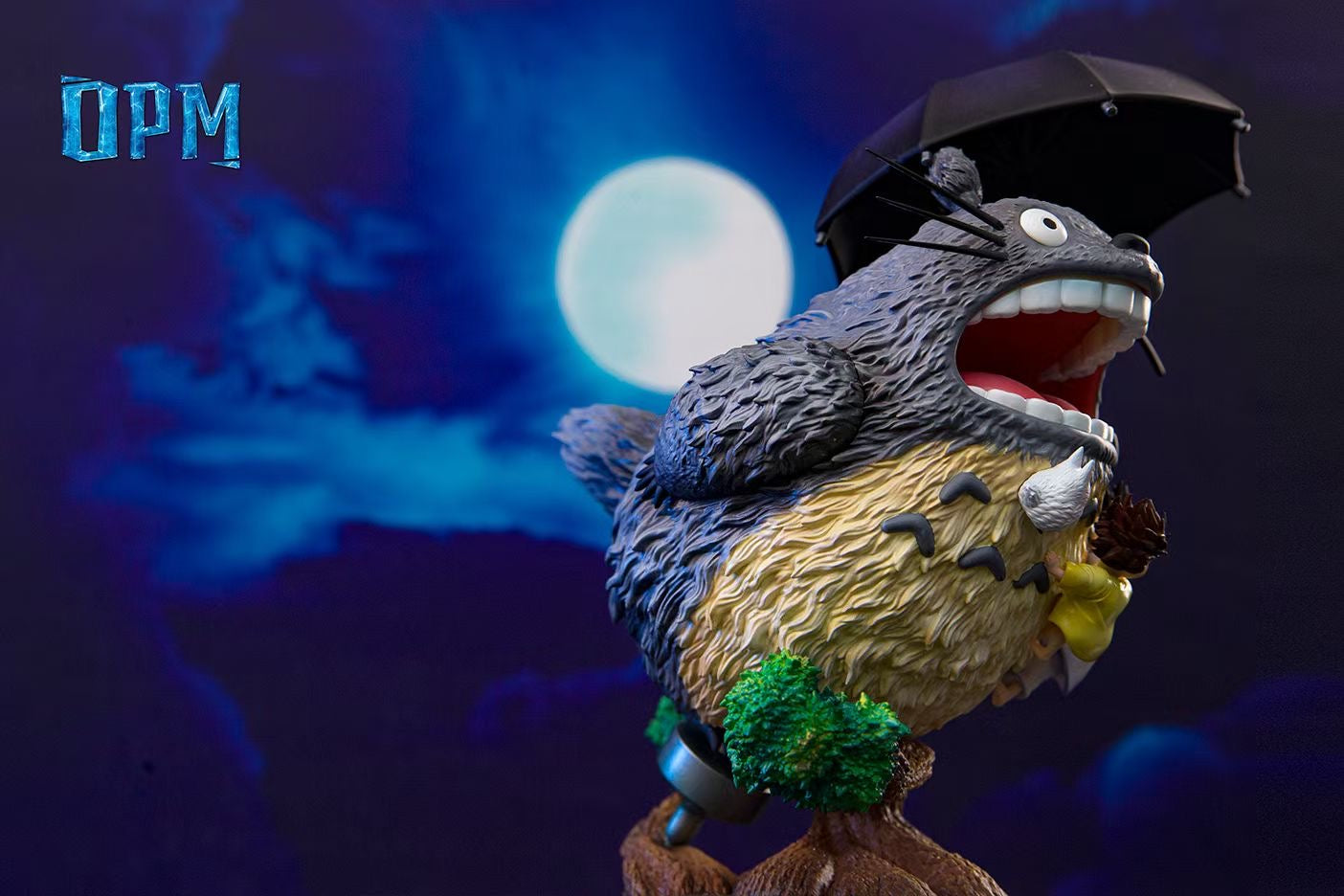 OPM Studio My Neighbor Totoro Small Figurine - Cute Anime Collectible Decor for Desk, Shelf & Gifts | Studio Ghibli Inspired Home & Office Decoration
