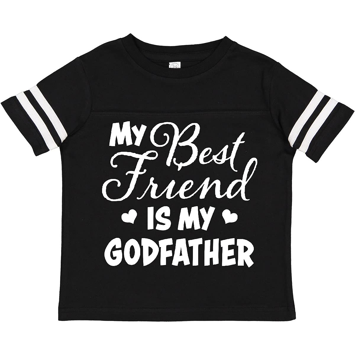 My Best Friend is My Godfather Heart Design Toddler T-Shirt for Birthdays, Family Gatherings, and Special Occasions