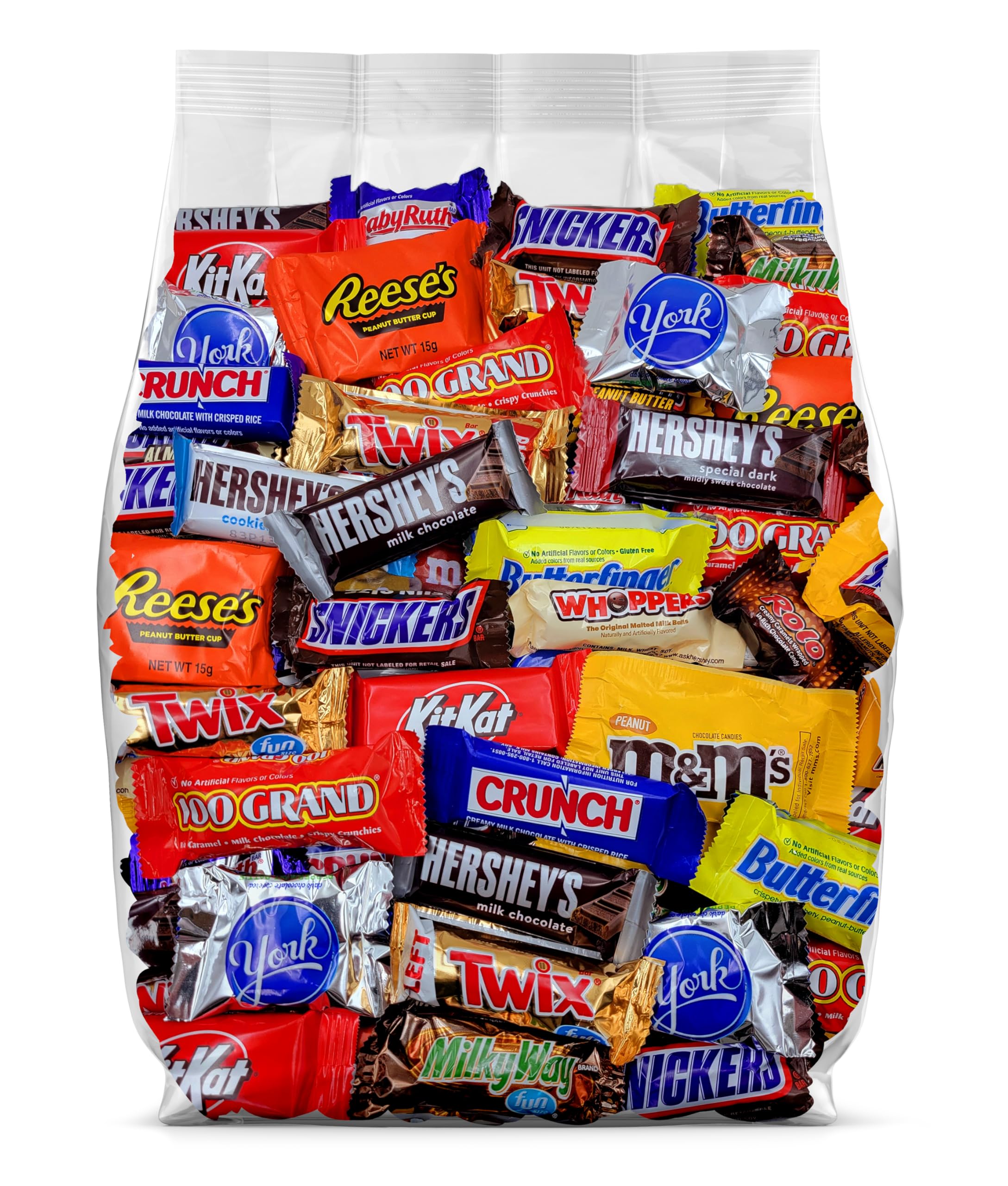 2lb Assorted Chocolate Candy Variety Pack - Individually Wrapped Bulk Chocolate Assortment for Parties, Gifts & Snacks - Perfect for Halloween, Christmas, Office Treats & Holiday Celebrations