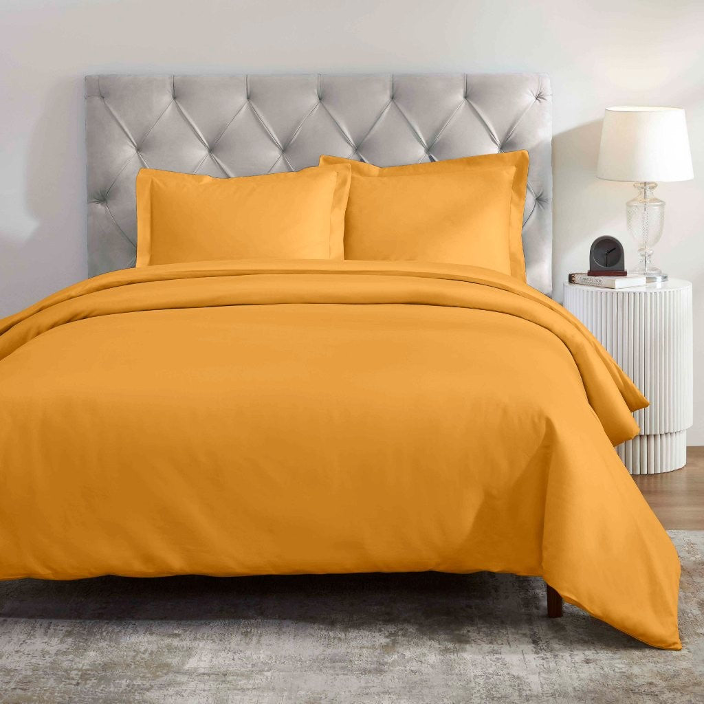 Luxury 1200 Thread Count Egyptian Cotton Duvet Cover Set - King Size, Soft Breathable Bedding for Hotel & Home Use