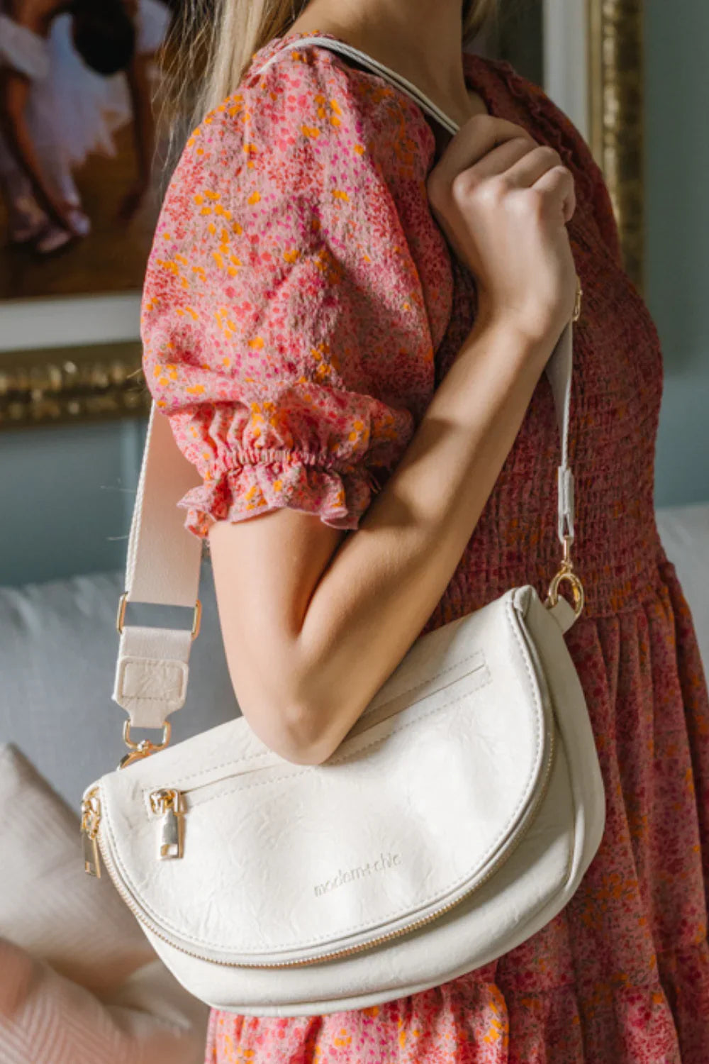 Holly Foldover Crossbody Bag for Women - Stylish Leather Shoulder Purse with Adjustable Strap, Perfect for Travel, Work & Everyday Use