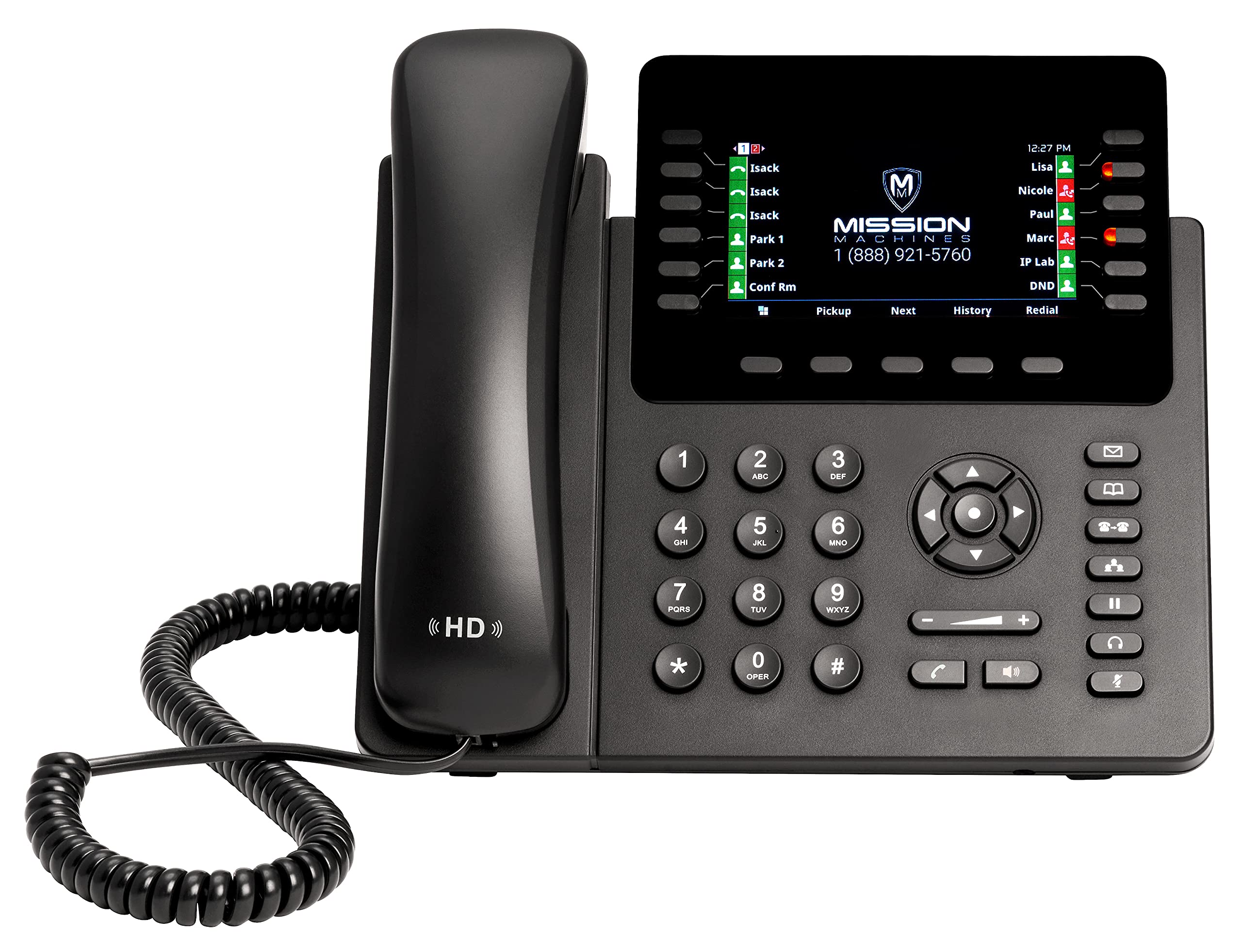 Mission Machines S-100 Business Phone System - 4 Phone Bundle with Auto Attendant, Voicemail, Mobile & Remote Extensions, Call Recording & 2-Month Service | Ideal for Small Offices, Remote Teams & Call Centers