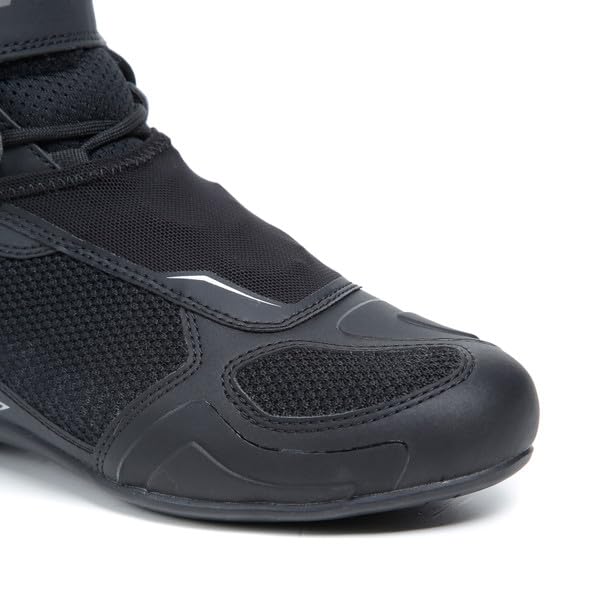 TCX R04D Air Motorcycle Shoes for Men - Black/Grey - Size 41 - Breathable & Protective Riding Boots for Street Biking & Touring