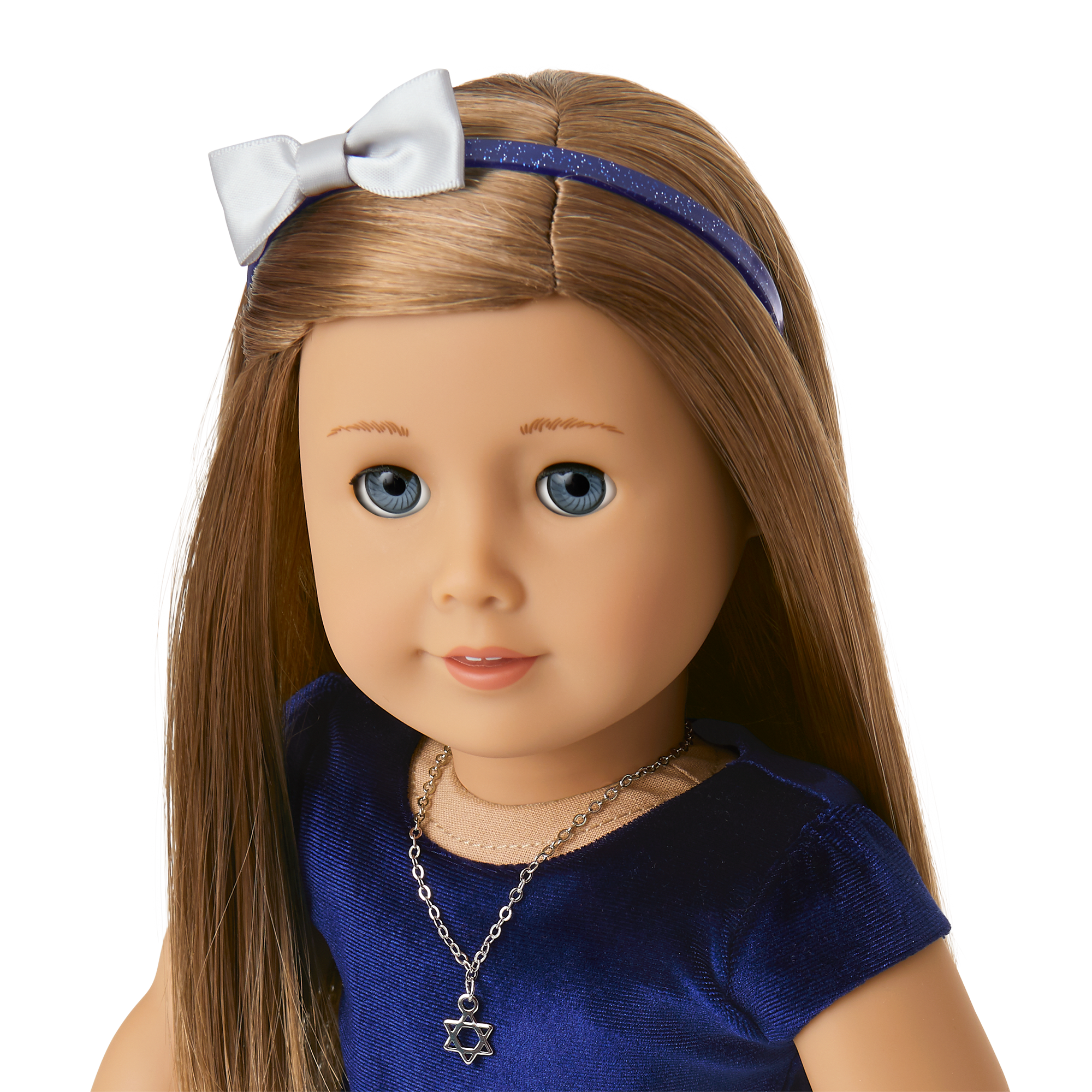 Hanukkah Celebration Outfit for 18 Inch Dolls - Jewish Holiday Dress Up Costume for American Girl Dolls - Perfect for Holiday Photos & Gift Giving