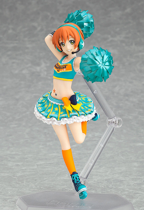 figFIX #014 Rin Hoshizora Cheerleader Ver. LoveLive! School Idol Festival Anime Figure - Perfect for Anime Collectors, Cosplay Inspiration, and Display in Your Otaku Room