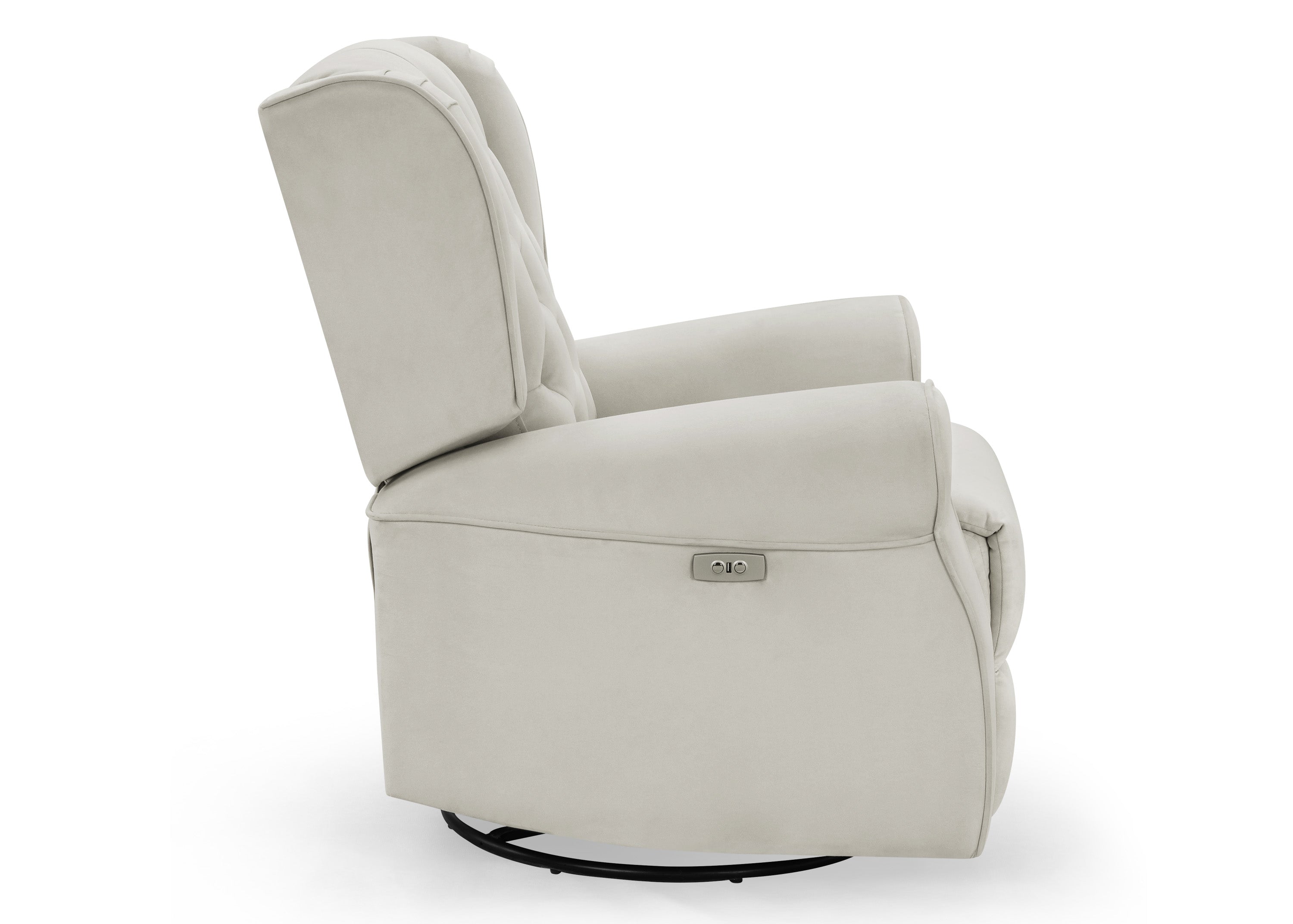 LiveSmart Performance Fabric Power Recliner Swivel Glider Chair with USB Port - Electric Massage Lift Chair for Living Room, Bedroom & Home Theater Comfort