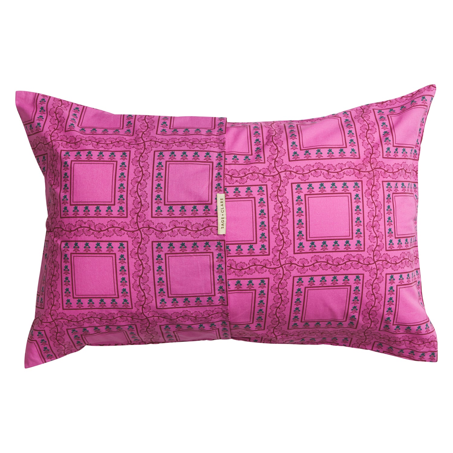 Orson Premium Cotton Pillowcase Set - Soft Breathable 2-Pack Fuchsia Pink for Bedroom & Guest Room | Home Decor & Comfort Essentials