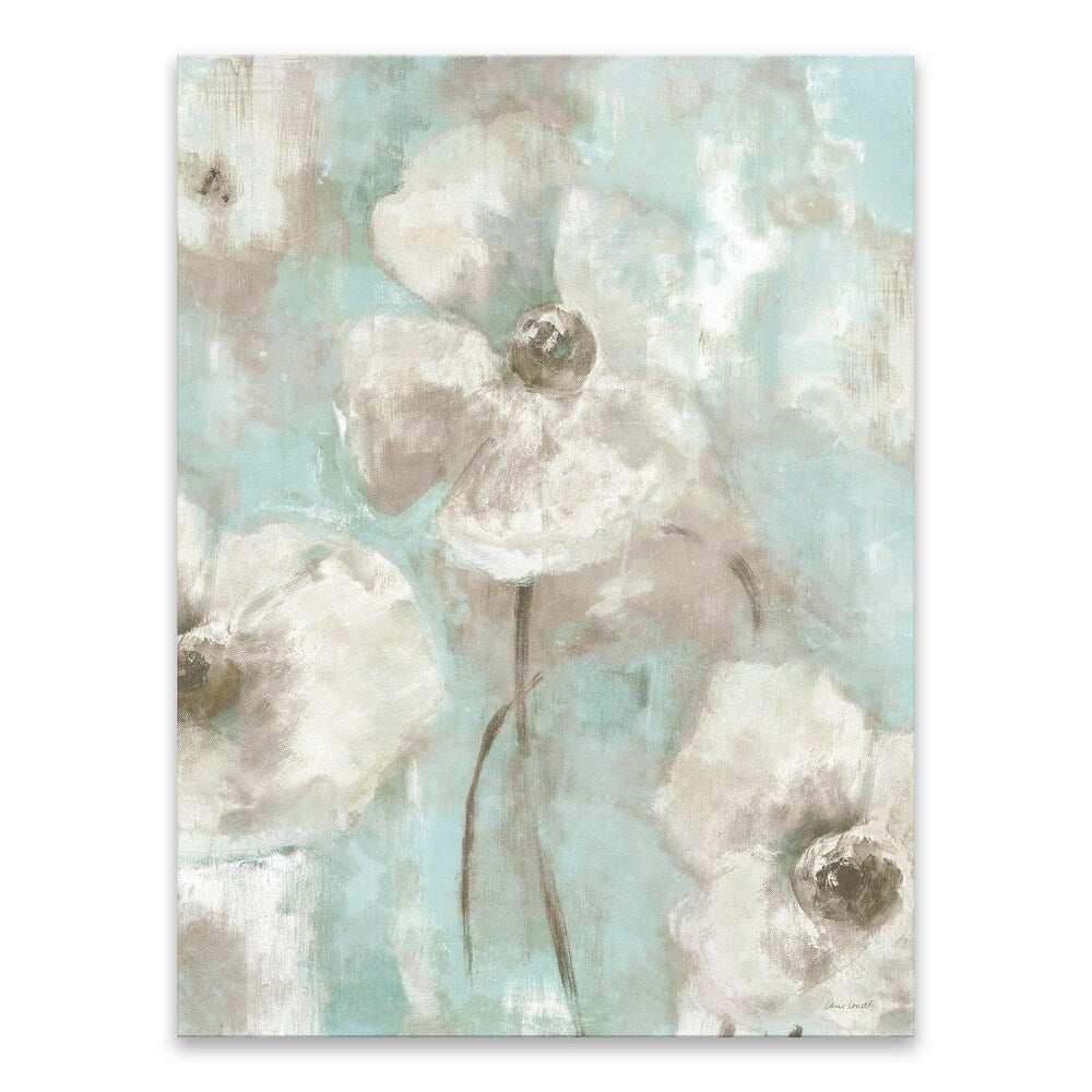 Begins Softly Hand-Embellished Canvas Wall Art - 24