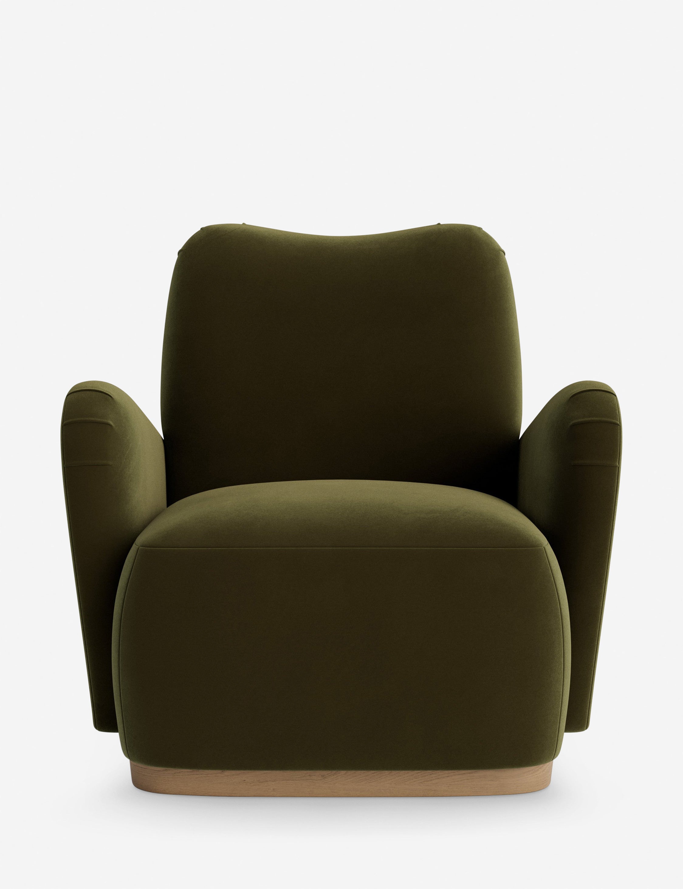 Modern Bei Accent Chair by DISC Interiors - Mid-Century Inspired Upholstered Lounge Chair for Living Room, Bedroom & Office - Perfect for Reading Nook, Home Decor & Relaxation