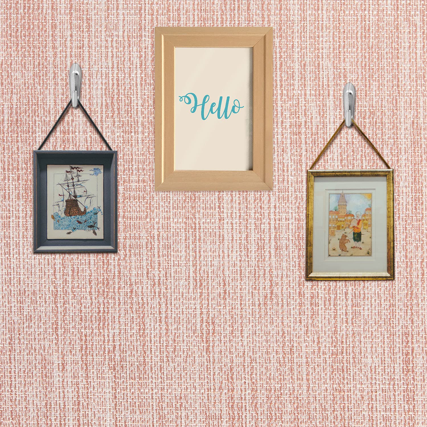 15-Piece 20LB Heavy Duty Metal Pin Hooks - Silver Wall Hangers for Pictures, Frames & Decor - Push Pins for Wood, Fabric & Drywall - Perfect for Home, Office & Gallery Displays