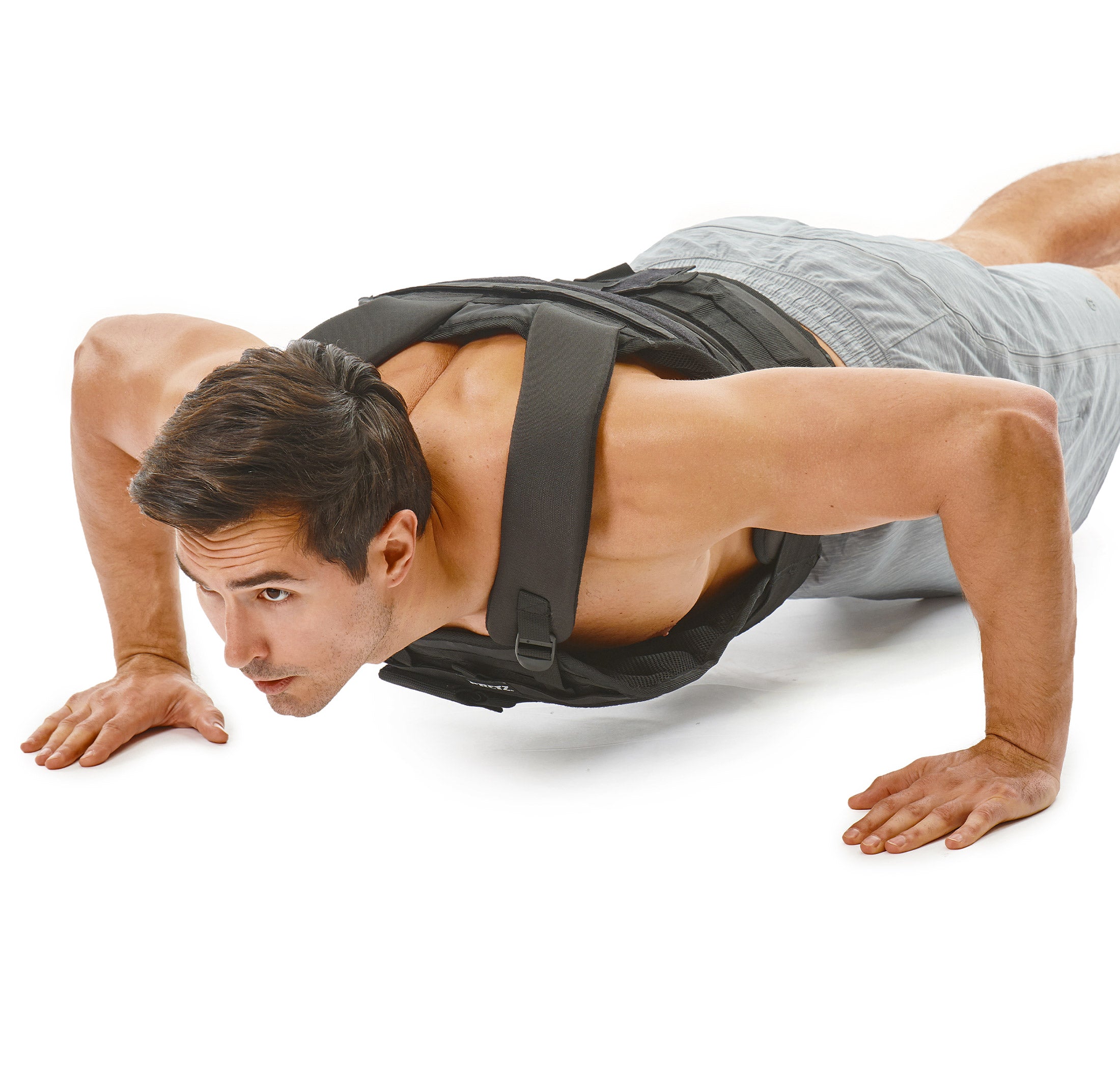 PRCTZ Adjustable Weighted Vest for Men & Women - 4-60 lbs Adjustable Weight - Strength Training, Running, Hiking & Fitness Workouts - Perfect for Home Gym, CrossFit & Outdoor Activities