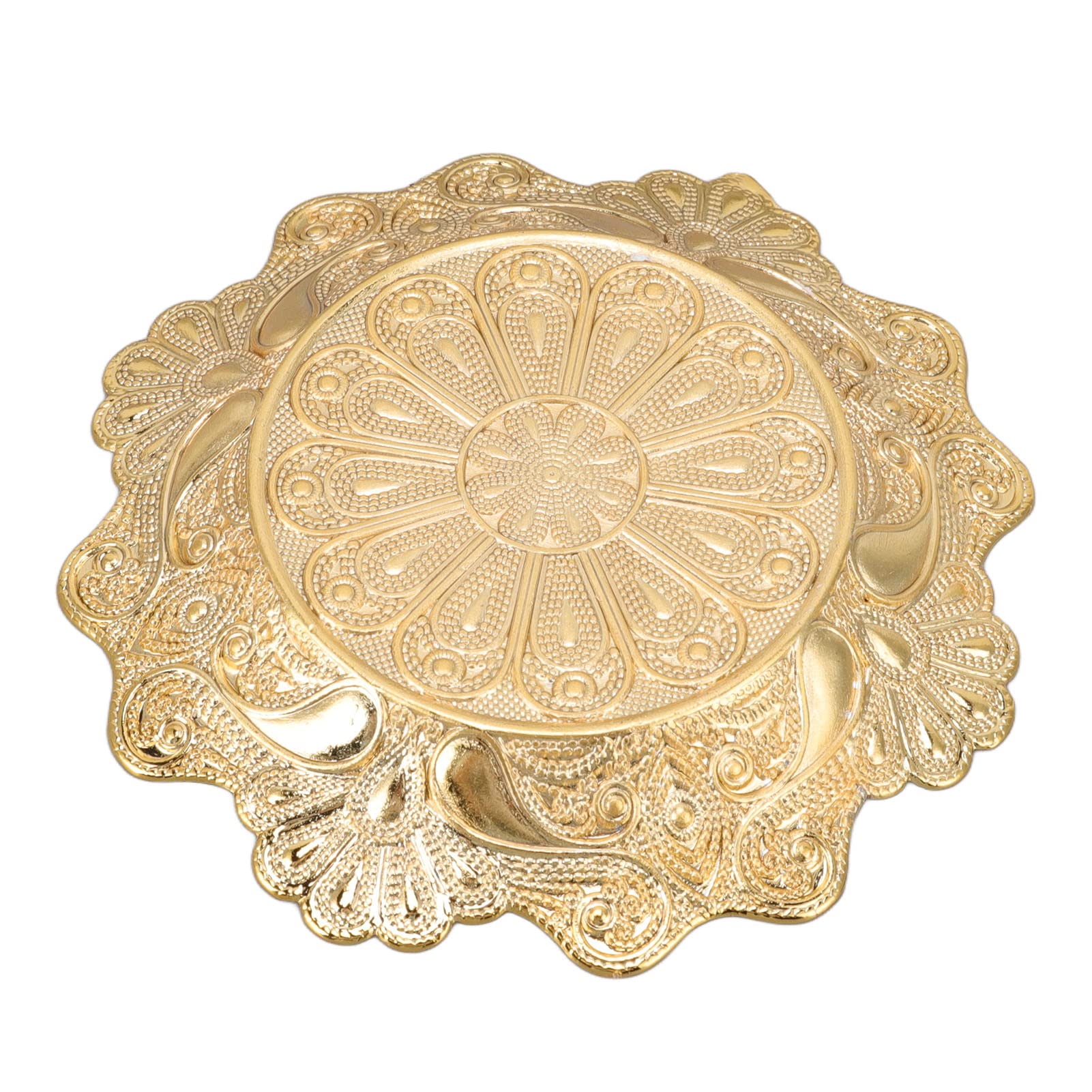 Turkish Coffee Cup Set - 6 Gold-Plated Carved Glass Cups with Saucers, Elegant European Style Retro Zinc Alloy Tea Set for Home Decor, Gift for Coffee Lovers - Perfect for Turkish Coffee Ceremonies, Afternoon Tea, and Stylish Kitchen Display