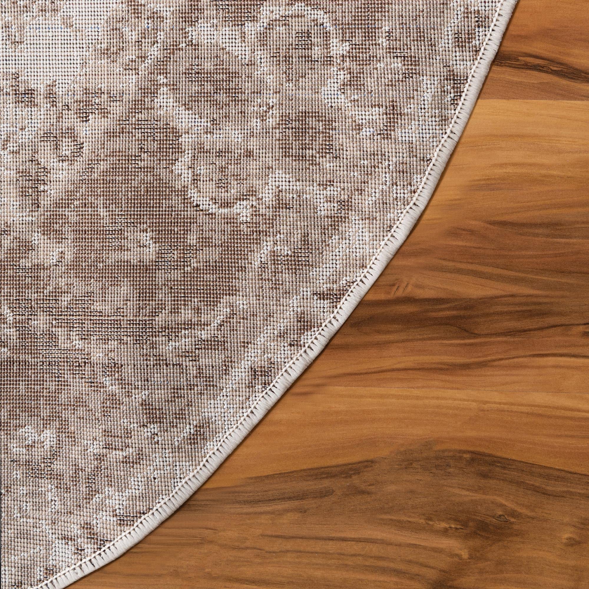 Nepal Collection 4' x 6' Oval Cream Medium Rug - Handmade Wool Area Rug for Living Room, Dining Room & Open Floor Plans | Soft & Durable Home Decor
